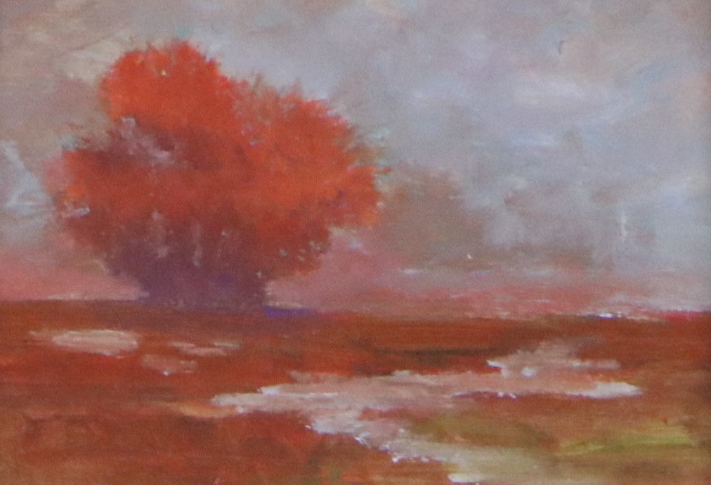 Robert Riddle Baker Acrylic Painting "After the Rain," 2025