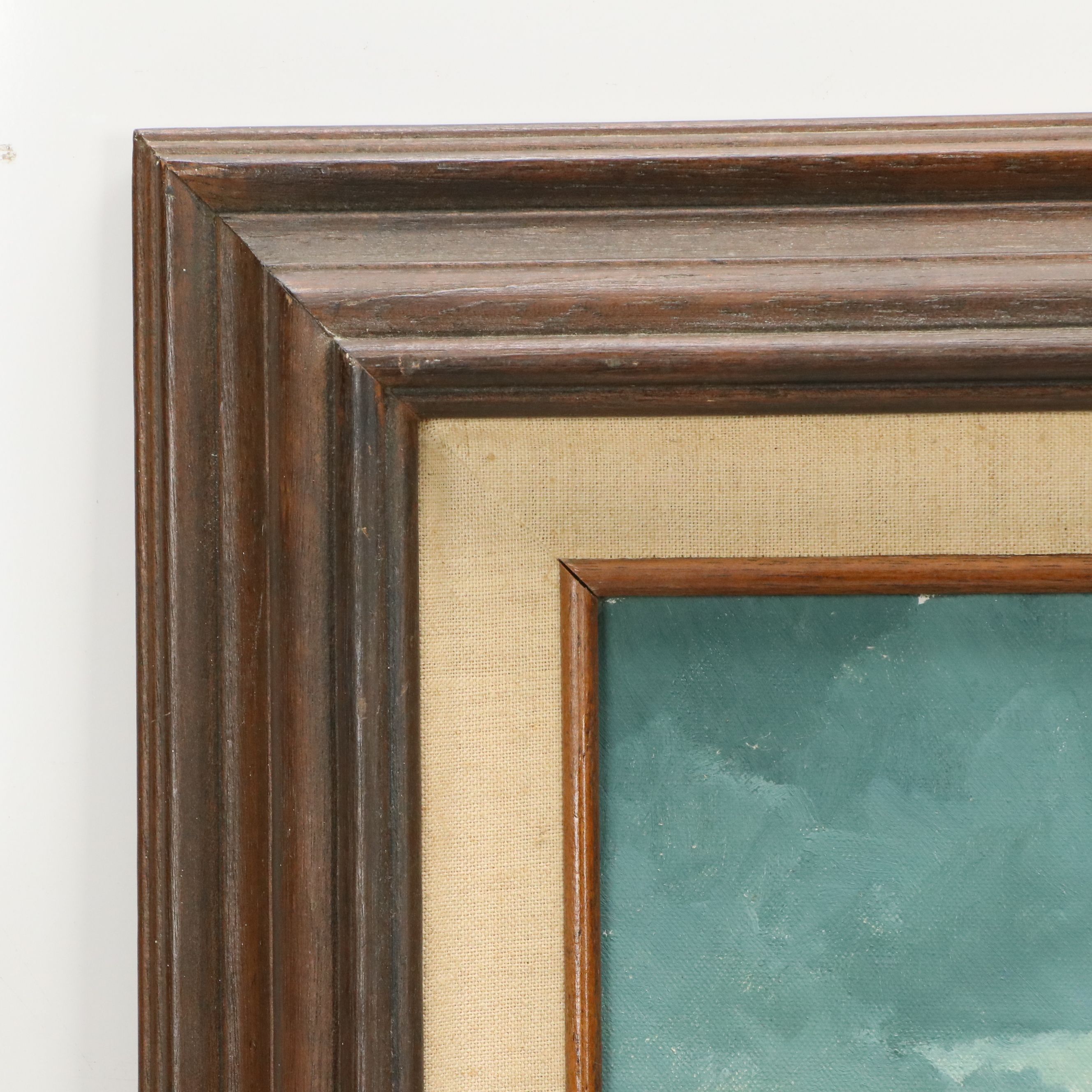 Robert P. Wheeler Oil Painting Clipper Ship at Sea, Early 20th Century