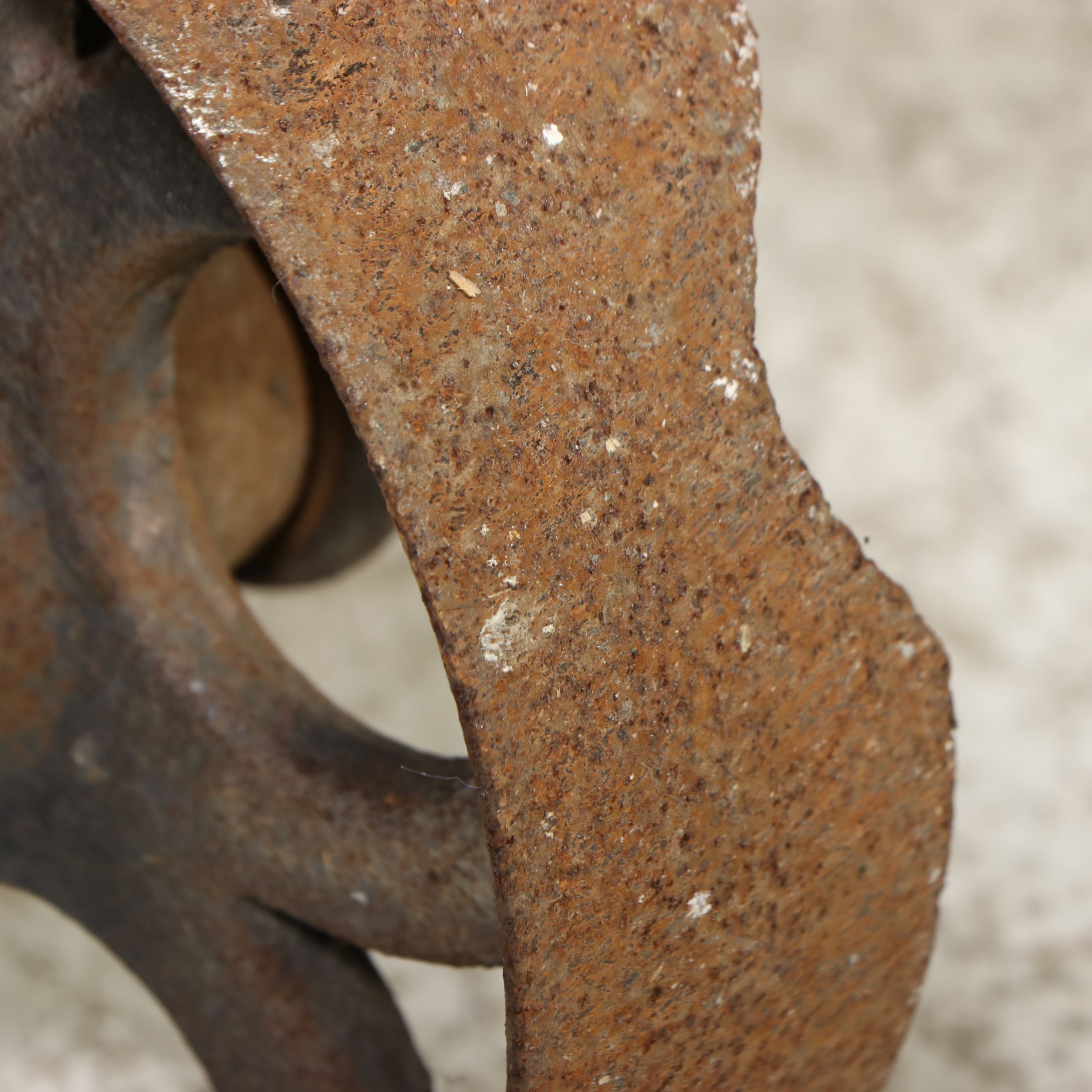 Industrial Oak and Iron Factory Cart, Early 20th Century