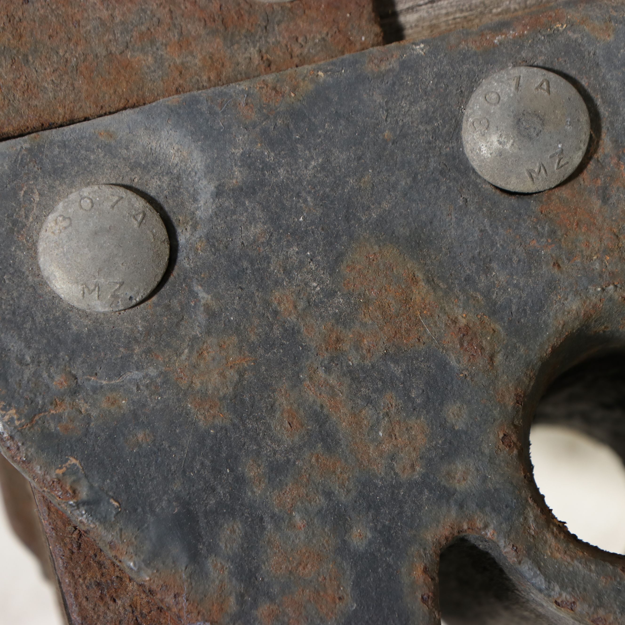 Industrial Oak and Iron Factory Cart, Early 20th Century