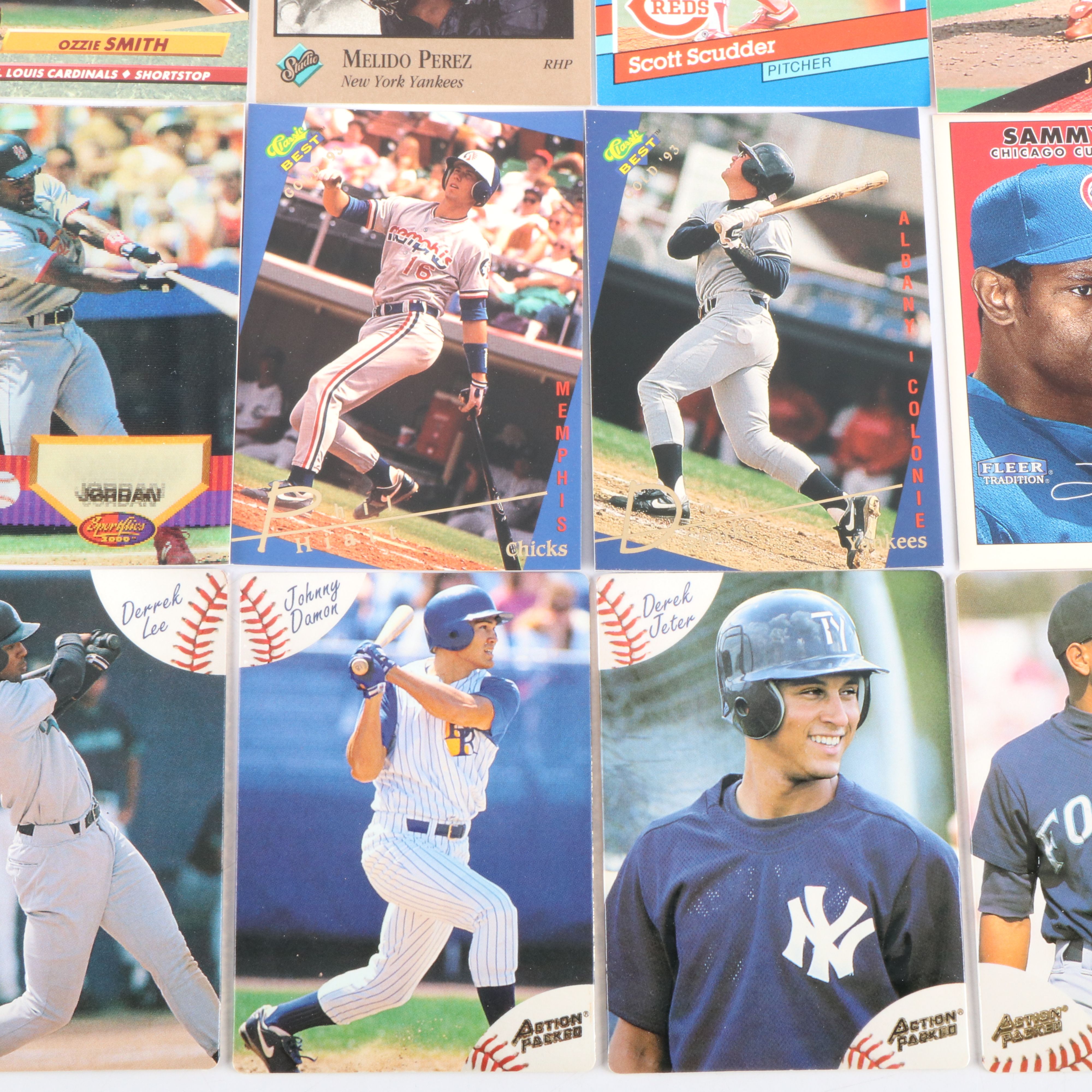 Six Boxes of Baseball Cards, Mainly 1990s, Approximately 4,000 Cards Total