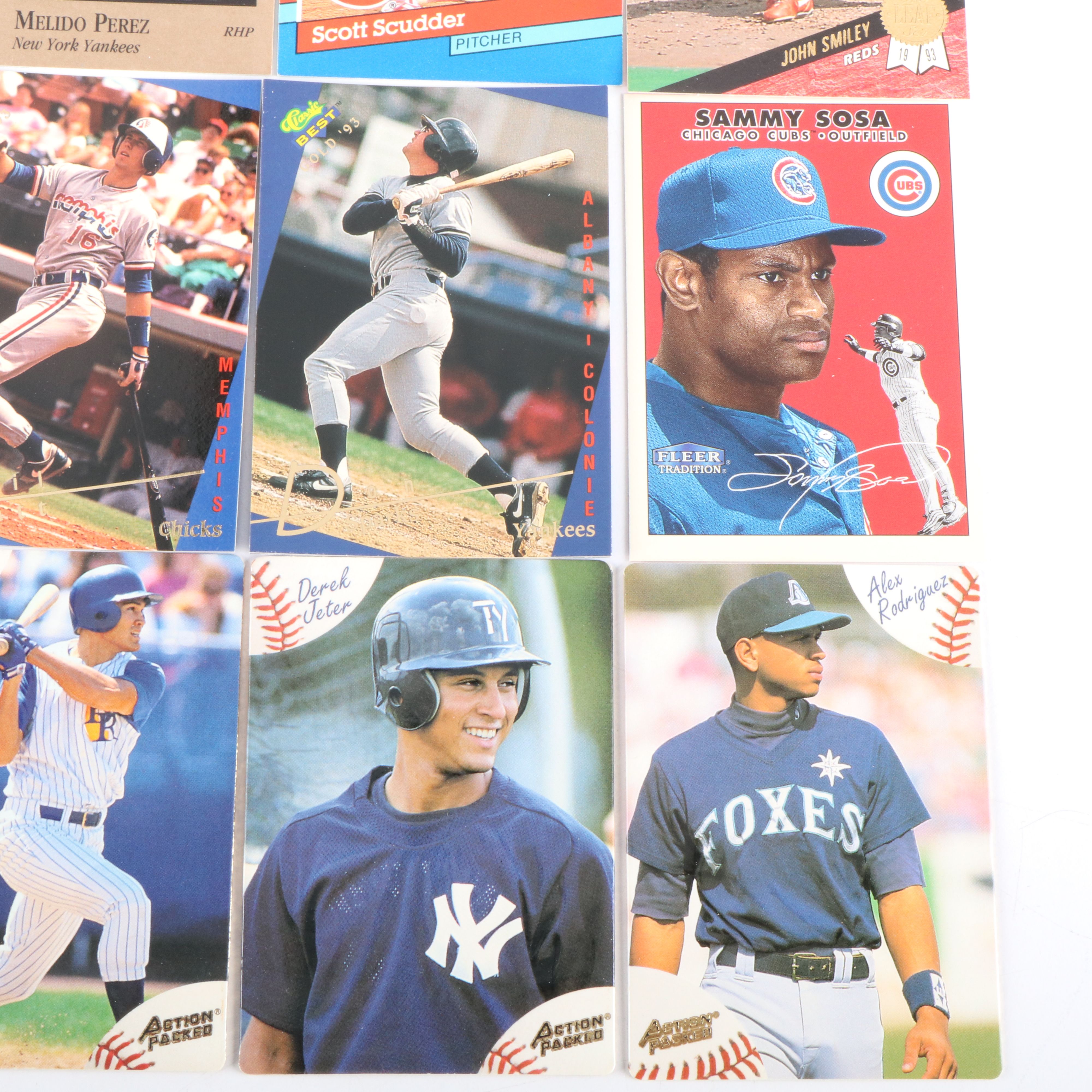 Six Boxes of Baseball Cards, Mainly 1990s, Approximately 4,000 Cards Total