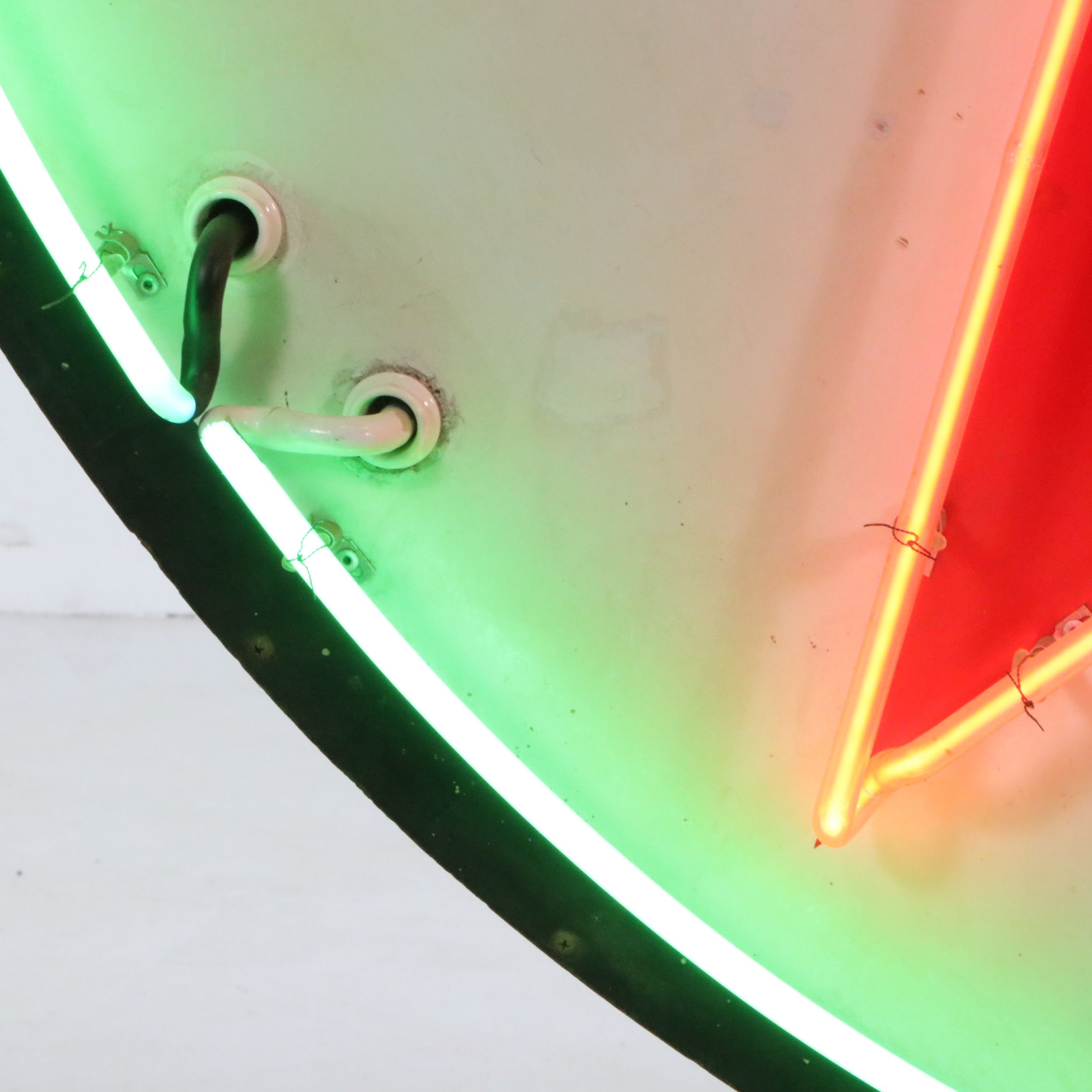 Vintage Single-Sided "Texaco" Porcelain Neon Advertising Sign