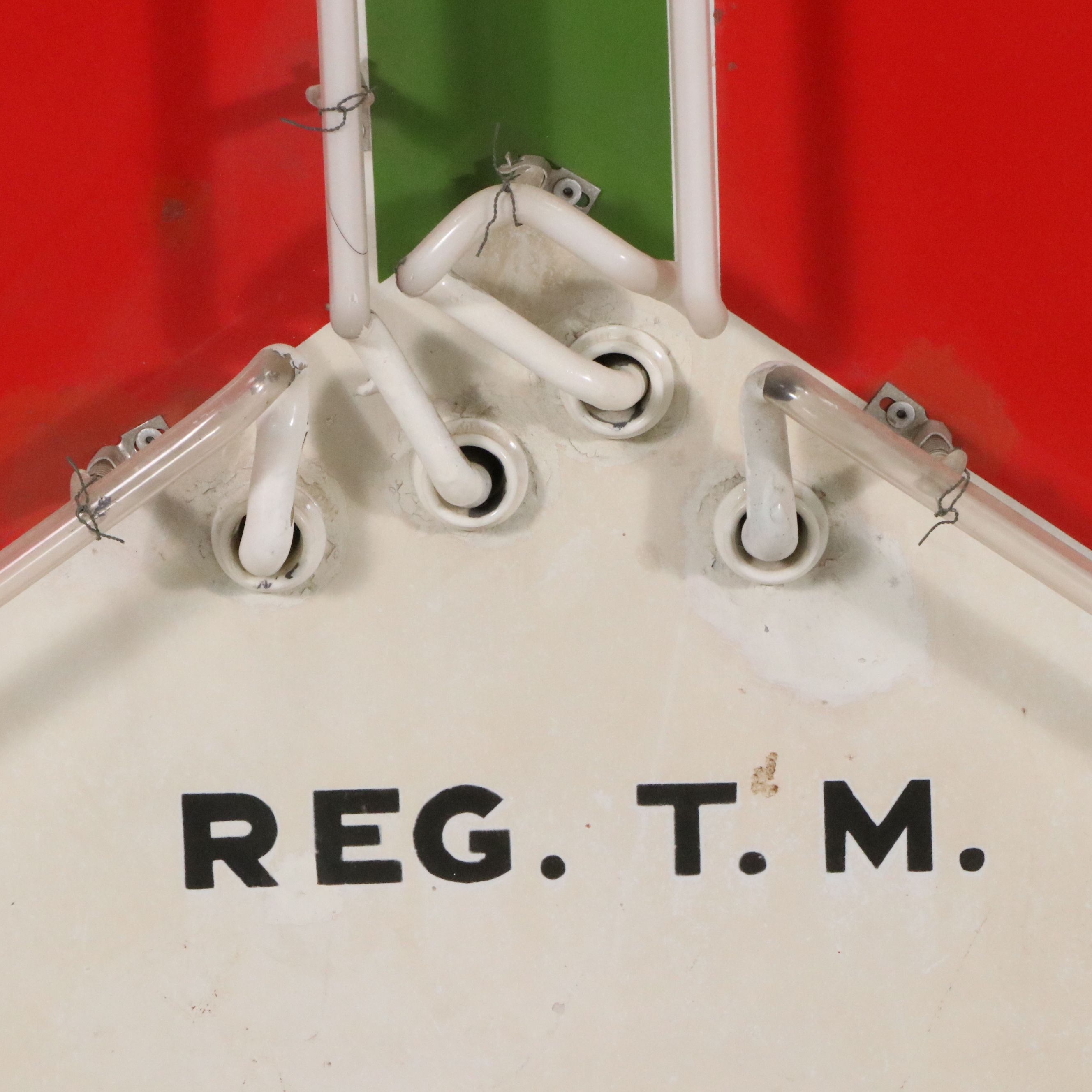 Vintage Single-Sided "Texaco" Porcelain Neon Advertising Sign