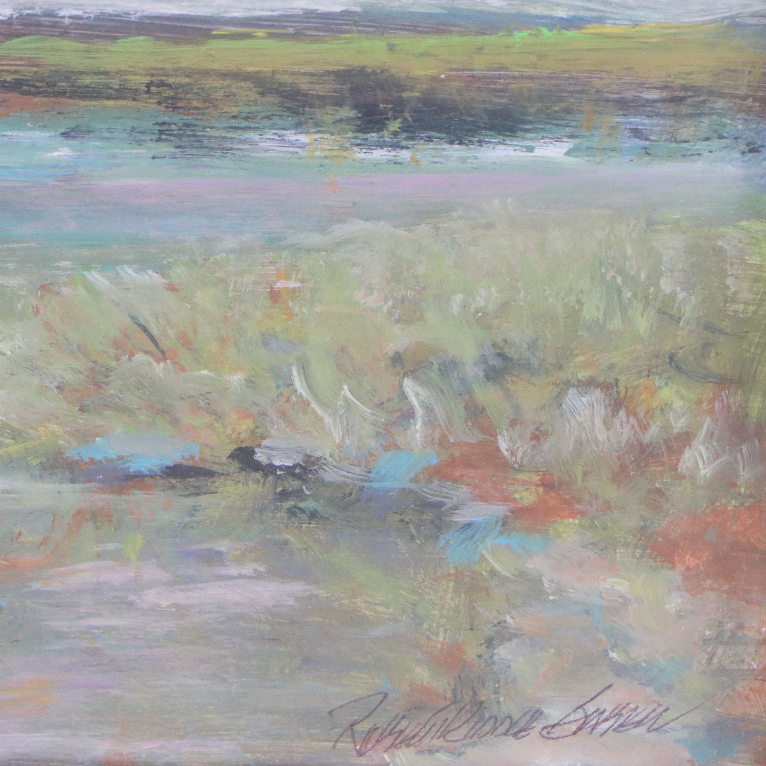 Robert Riddle Baker Acrylic Painting "Sanctuary," 2025