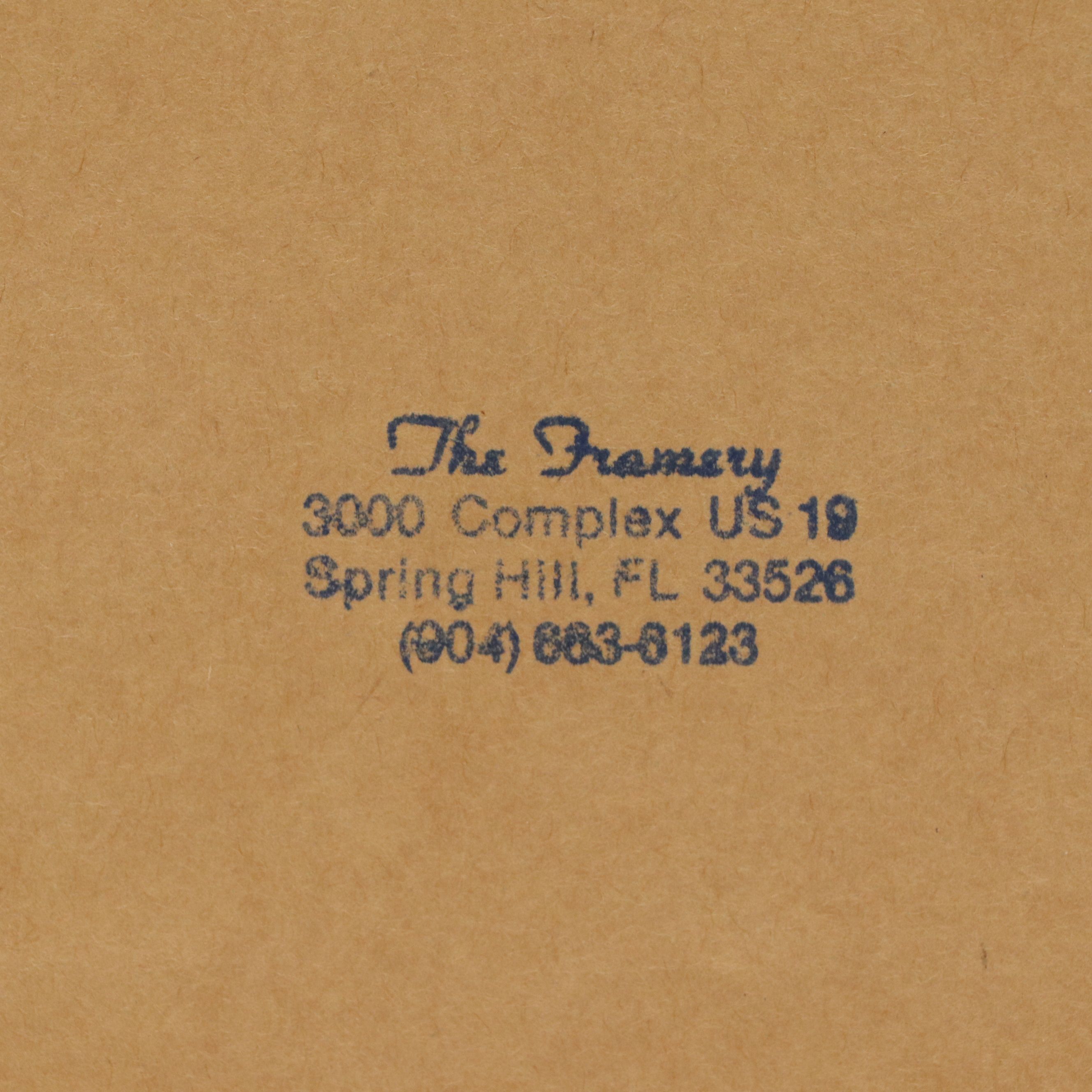 George Schwatcha Jr. Pastoral Scene Landscape Oil Painting, Late 20th Century