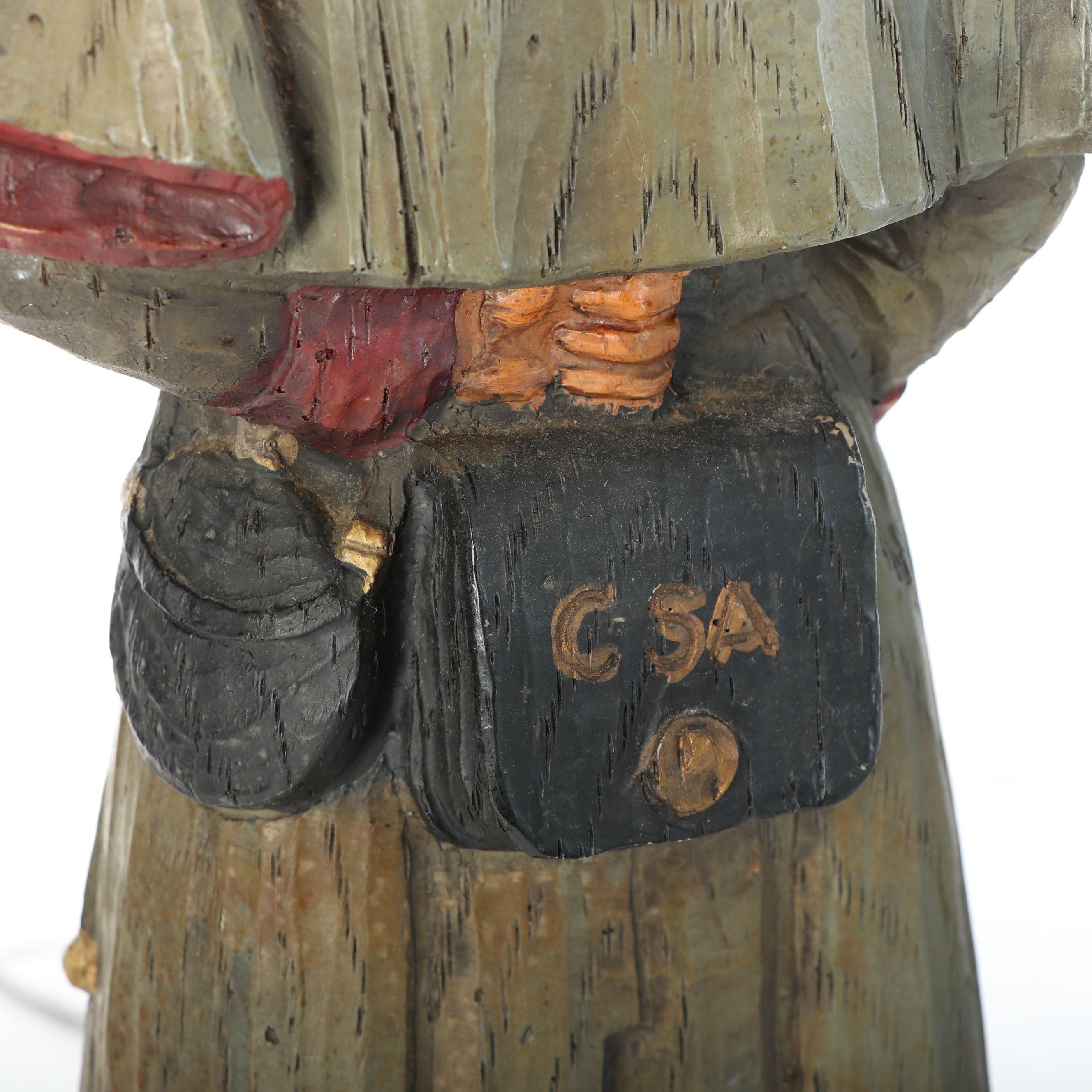 American Civil War Union and Confederate Soldier Table Lamps, Late 20th C.