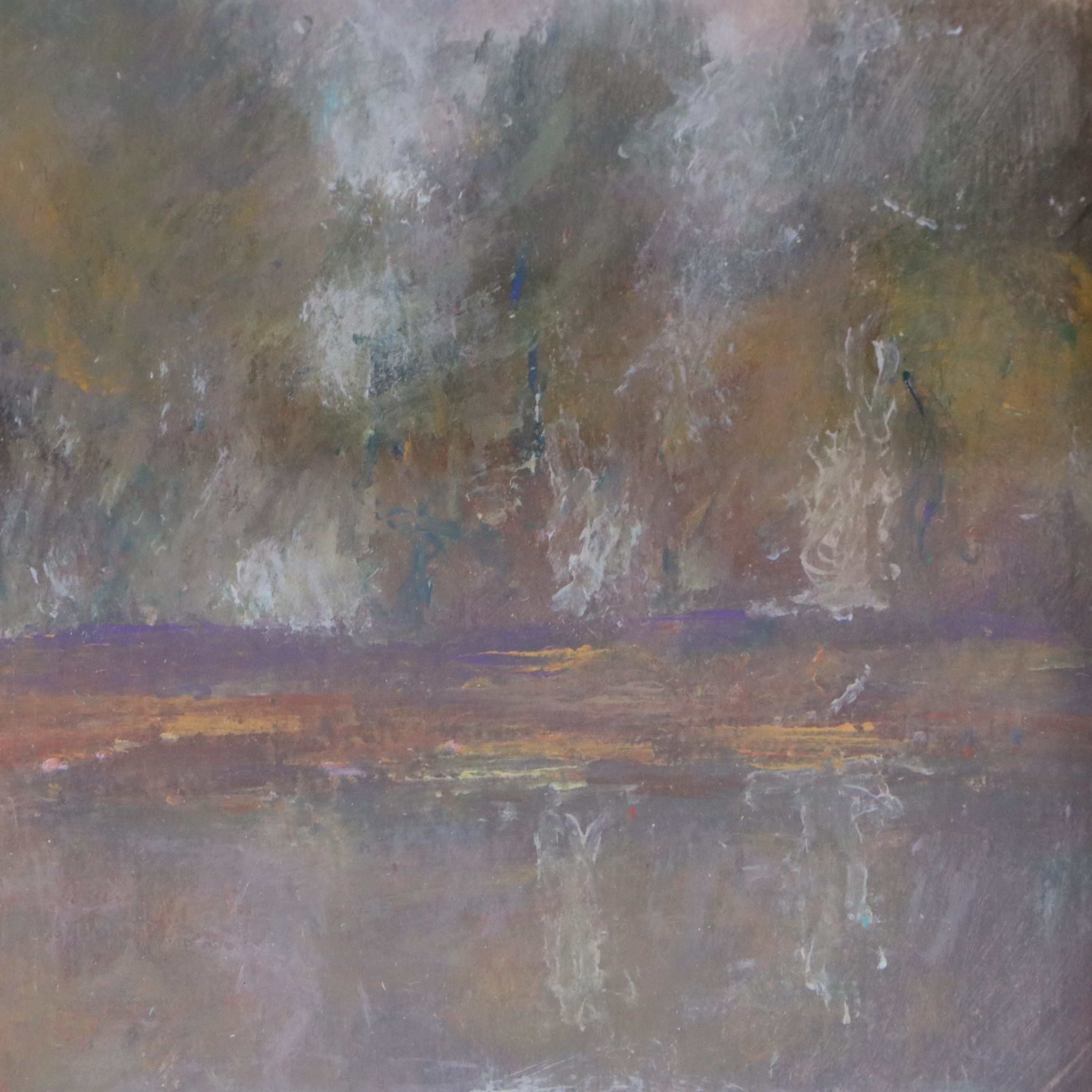 Robert Riddle Baker Acrylic Painting "Boating Day," 2025