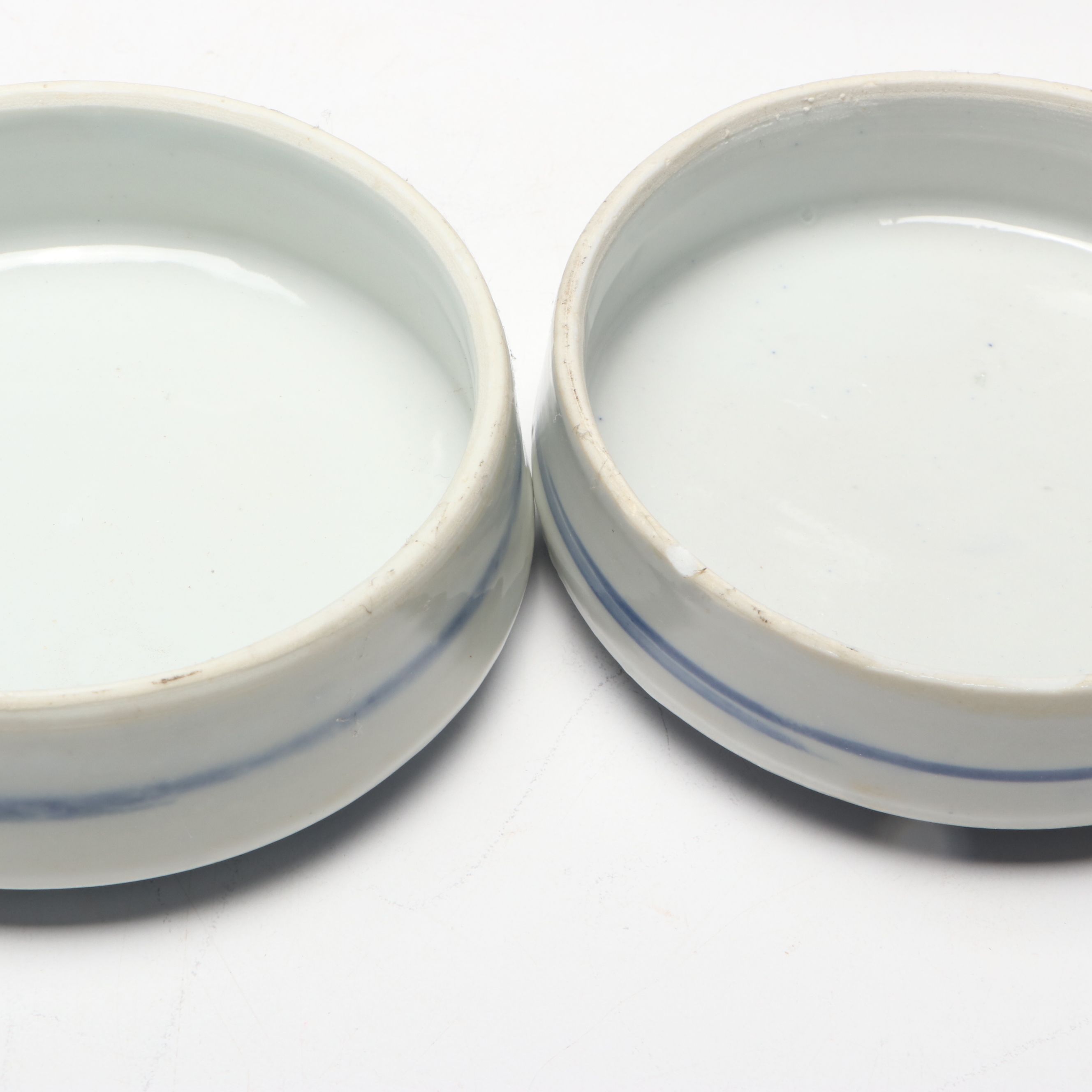 Chinese Porcelain Blue and White Double Happiness Ginger Jars