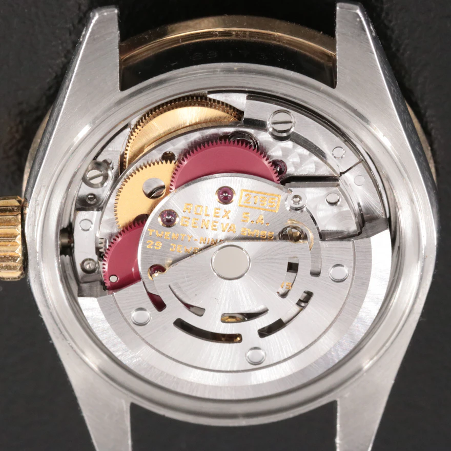 1984 Rolex Custom Diamond Bezel Two Tone Date Watch Model 69173 | EBTH