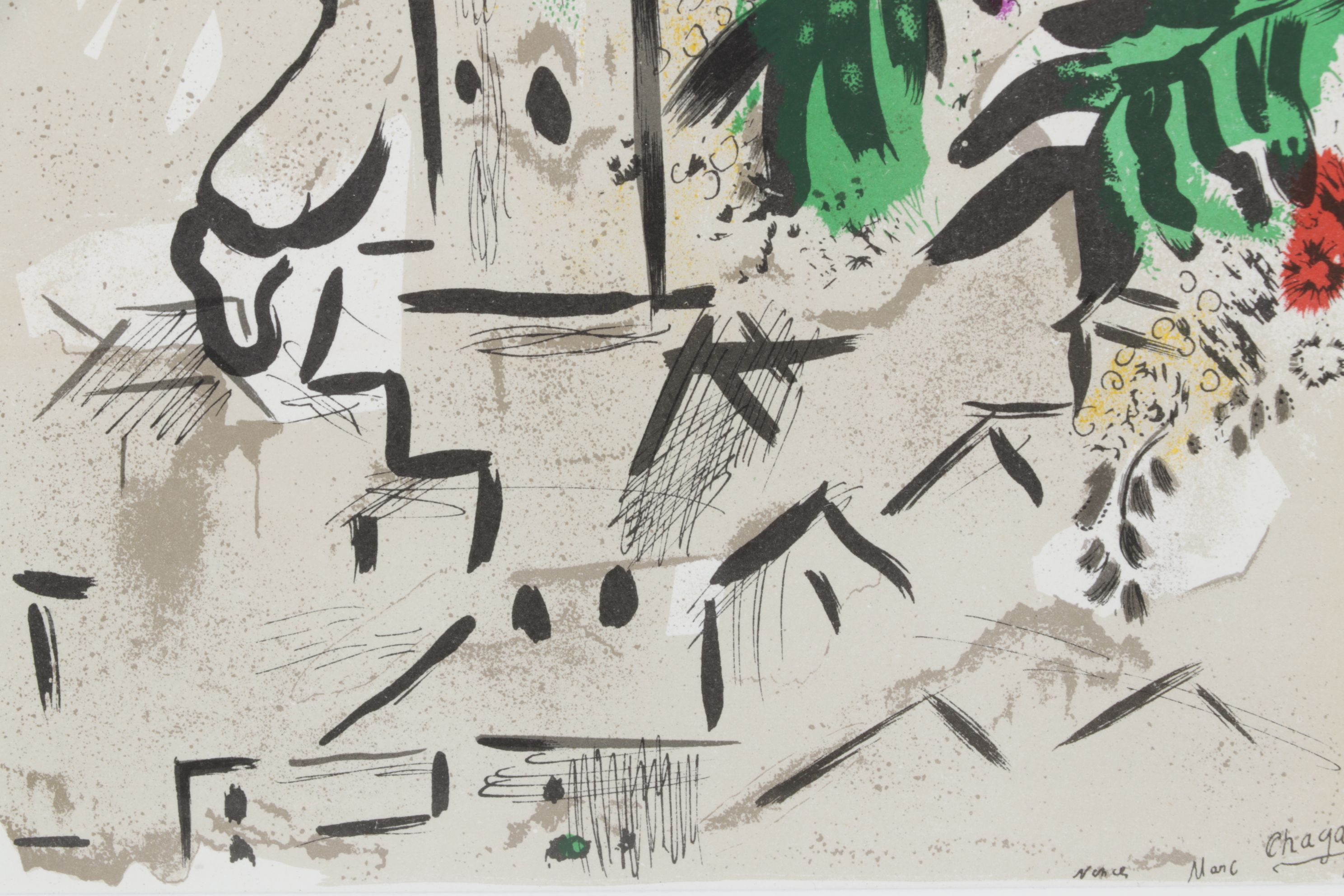 Lithograph after Marc Chagall "Affiche Pour la Ville de Vence"