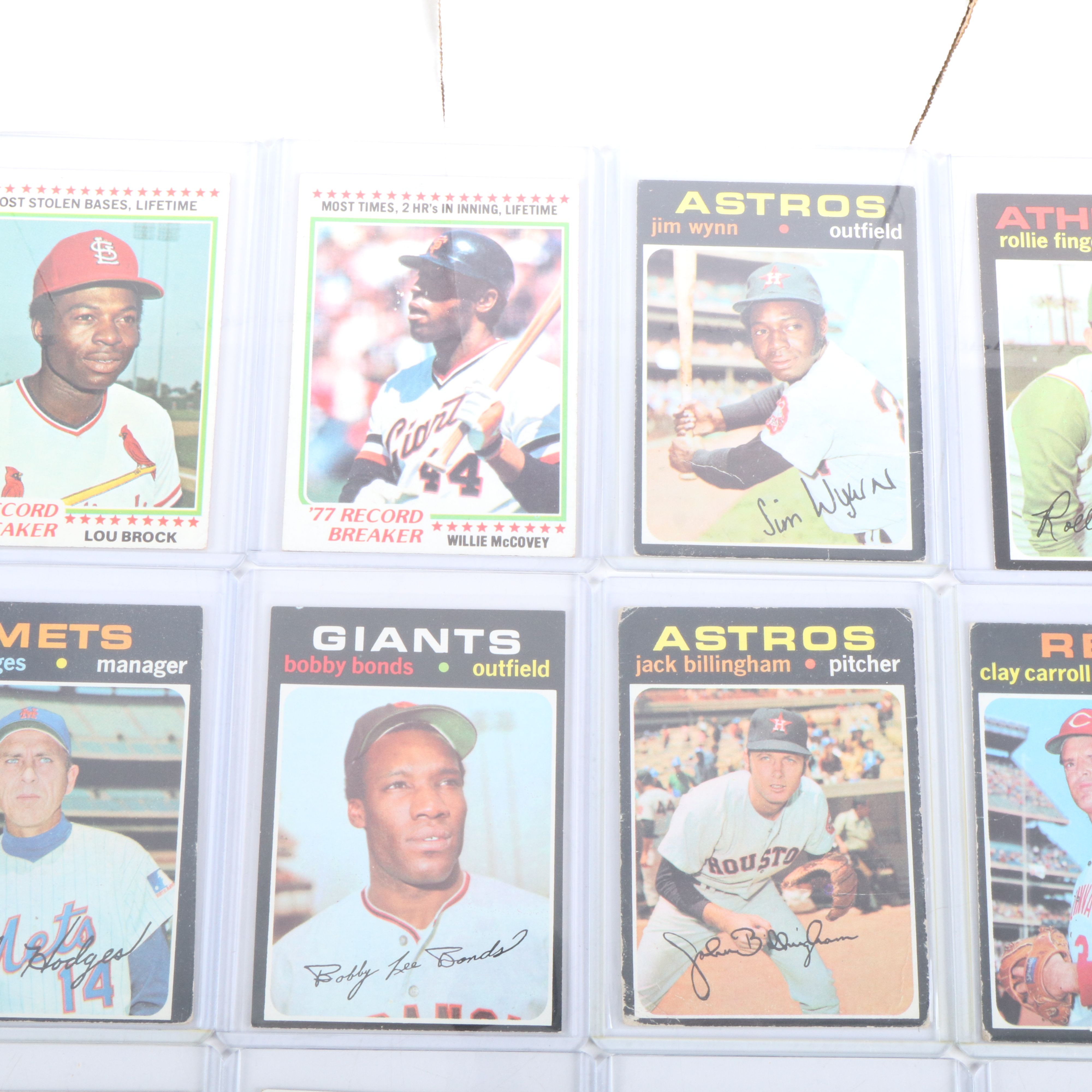 Four Boxes of Topps Baseball Cards, 1970s and Early 1980s