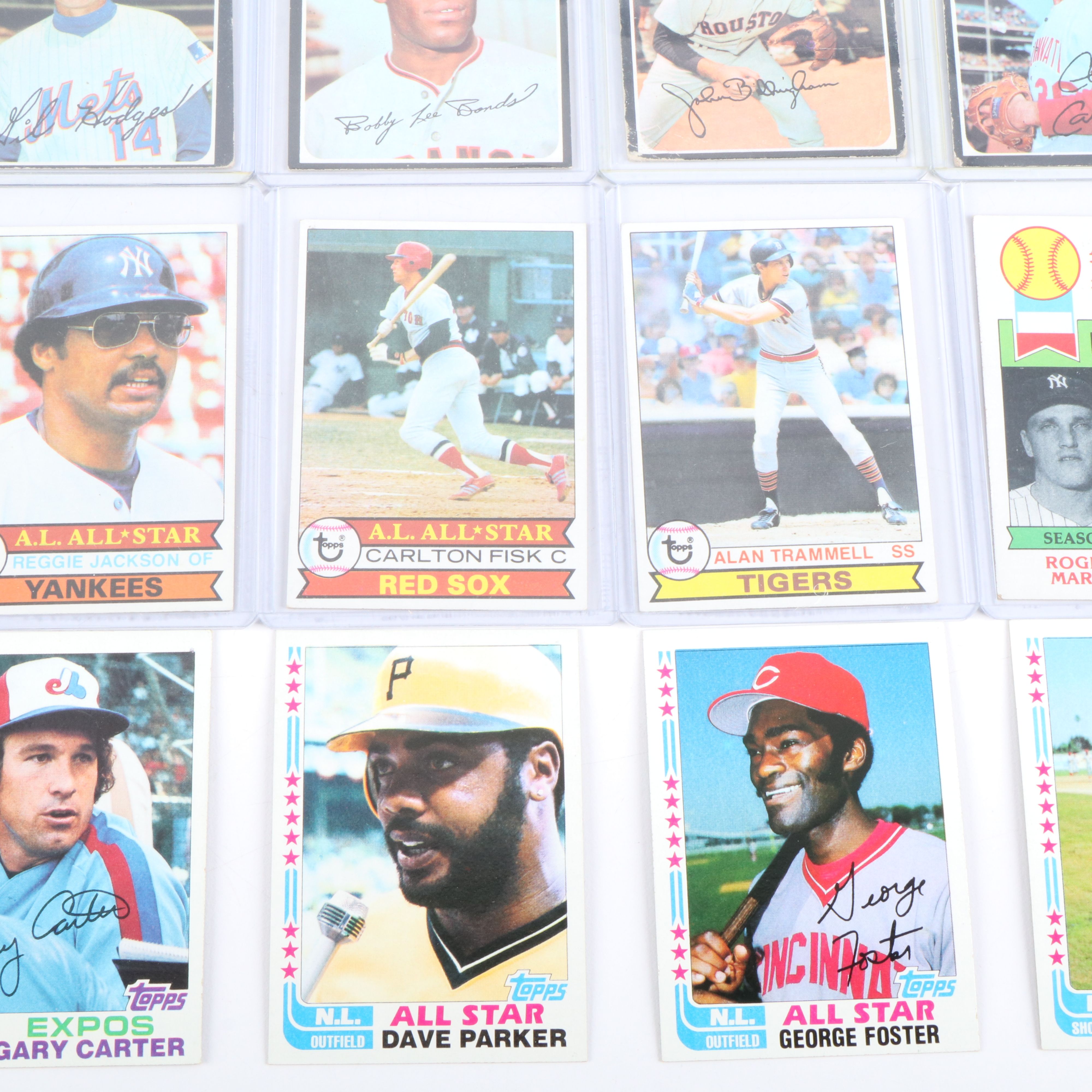 Four Boxes of Topps Baseball Cards, 1970s and Early 1980s