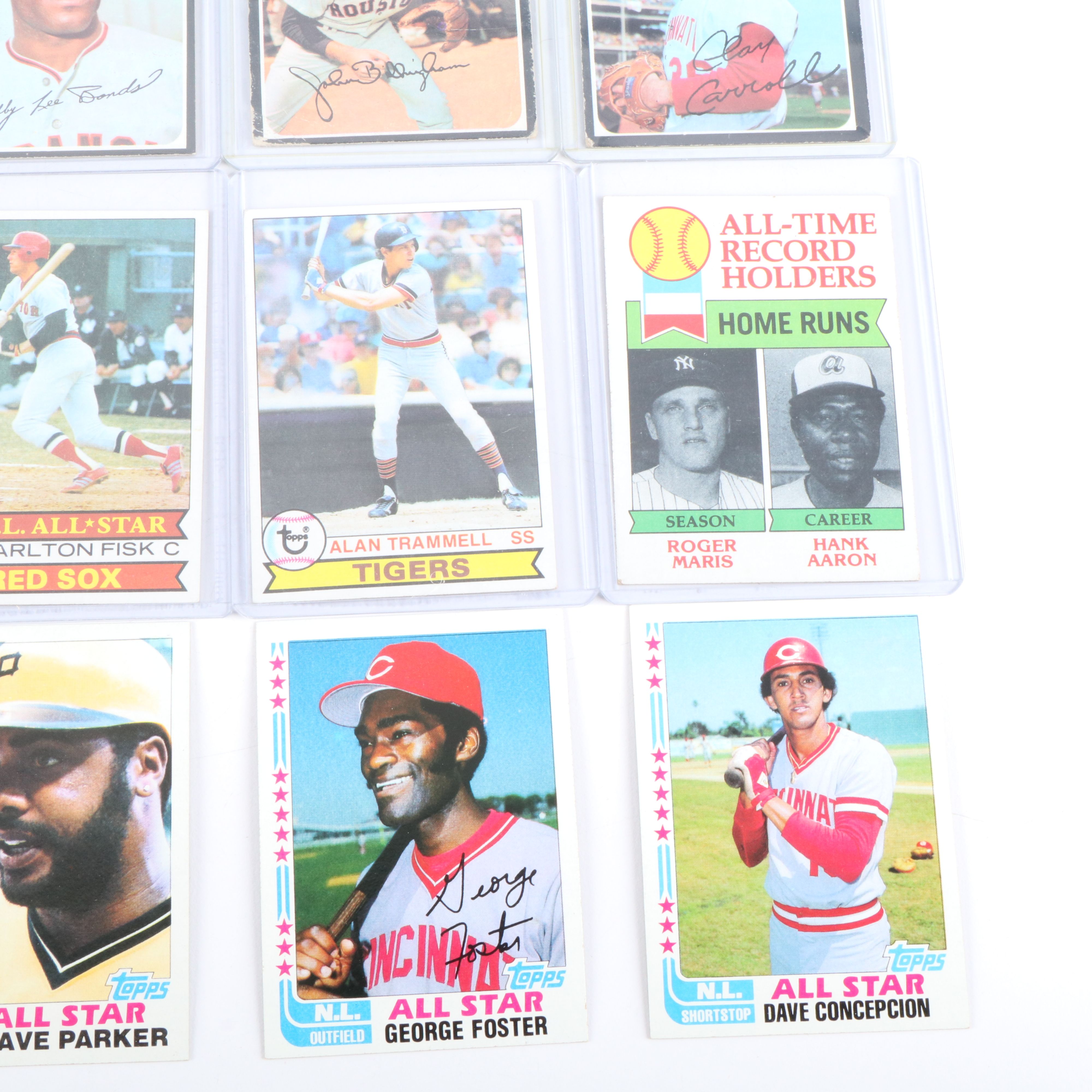 Four Boxes of Topps Baseball Cards, 1970s and Early 1980s