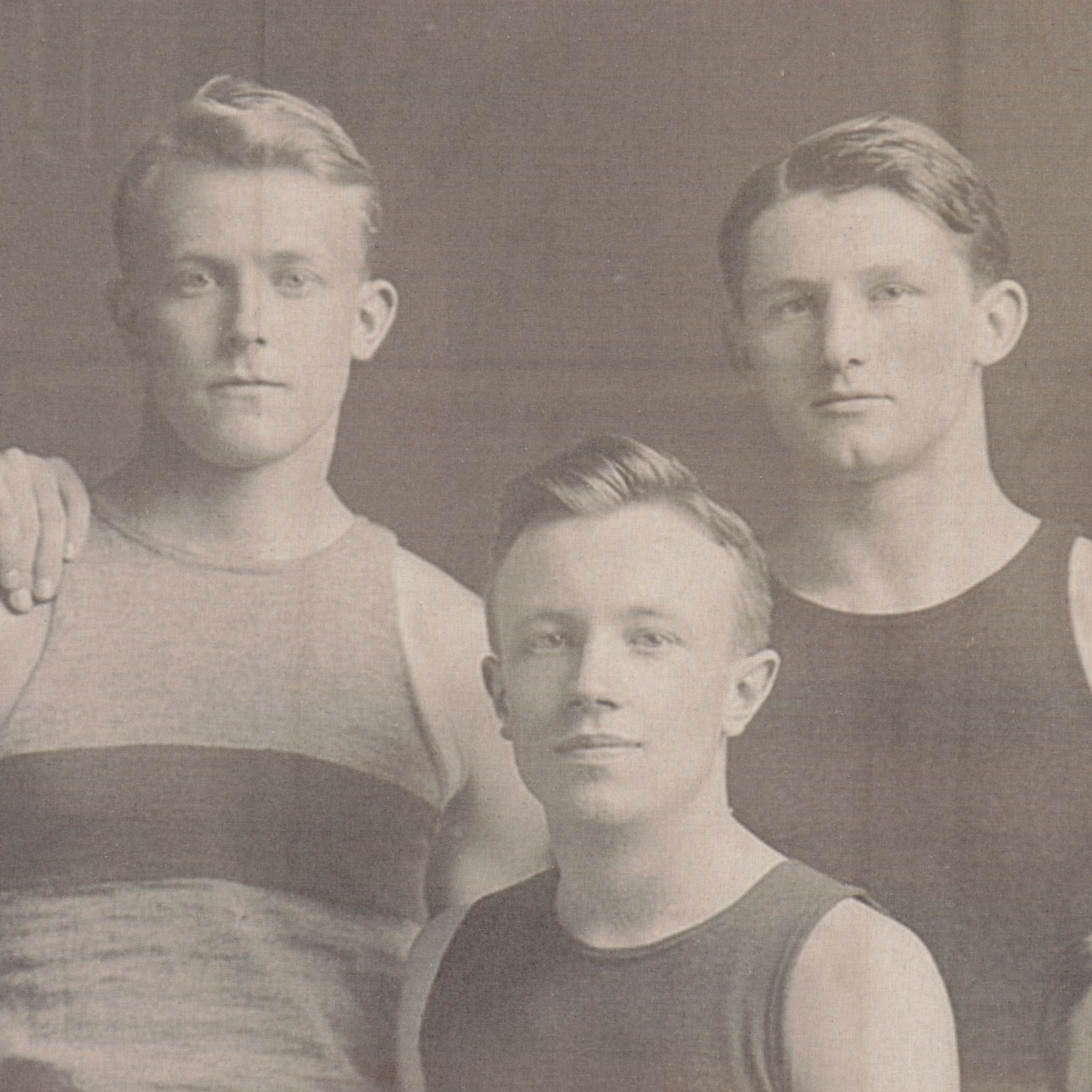 Abercrombie & Fitch Window Display of Early 20th Century Athletes