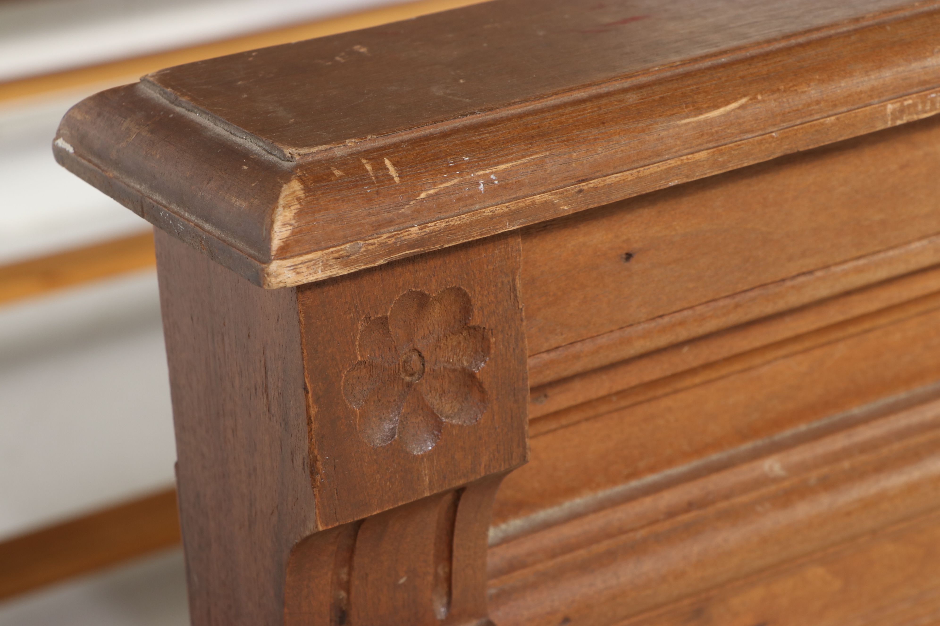 Victorian Eastlake Style Walnut Bed Frame, Late 19th Century