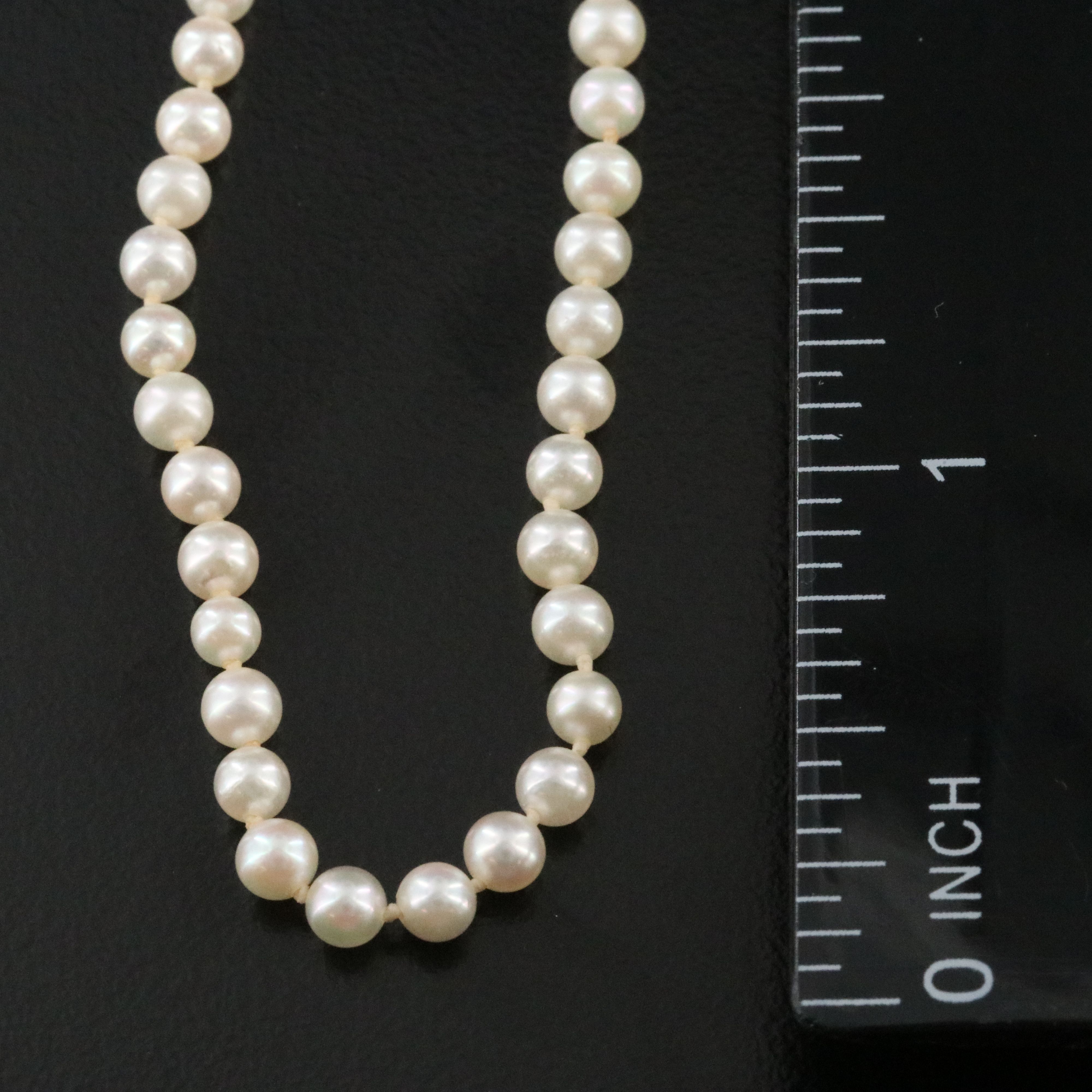 Juergens & Andersen Add-a-Pearl Necklace with 14K Clasp