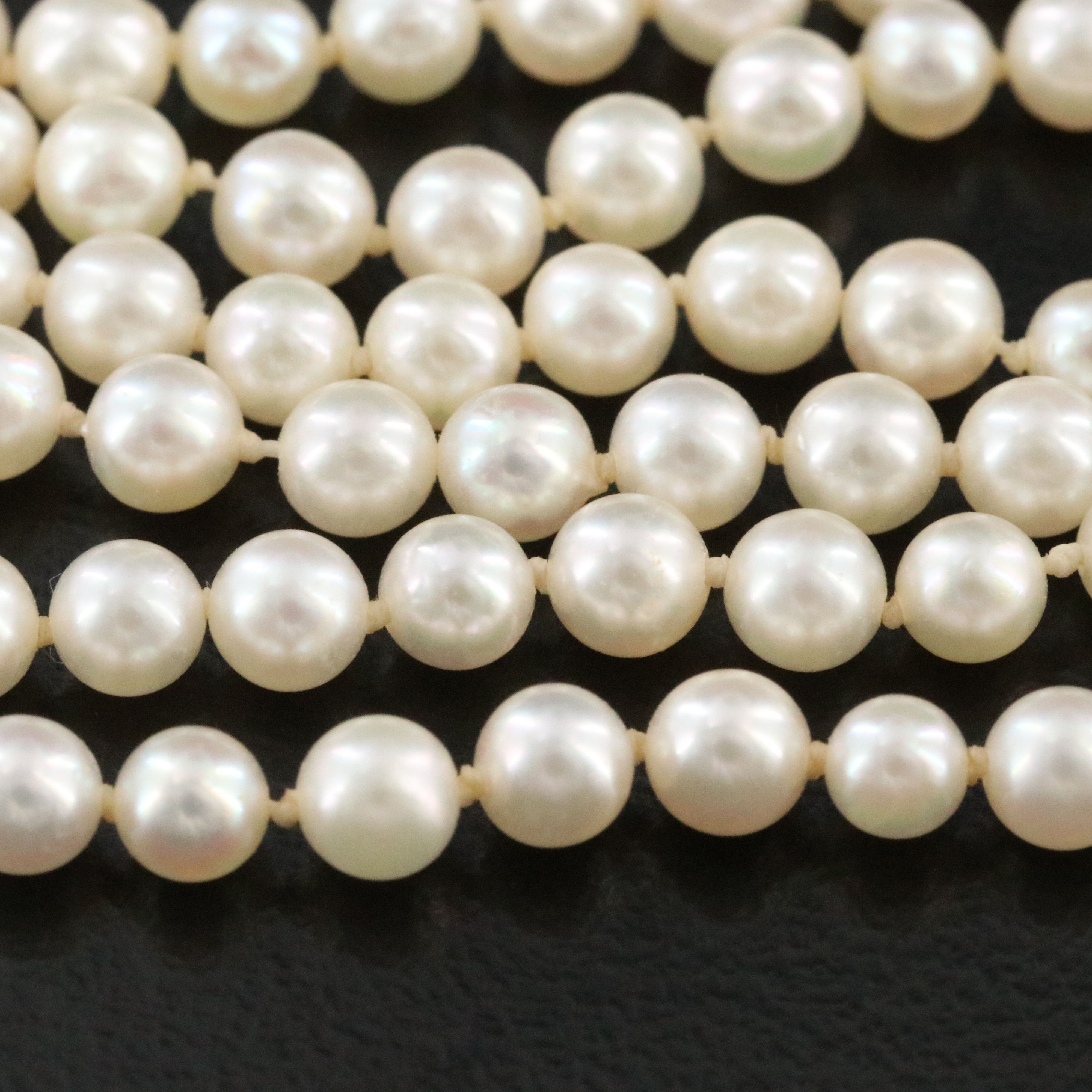 Juergens & Andersen Add-a-Pearl Necklace with 14K Clasp