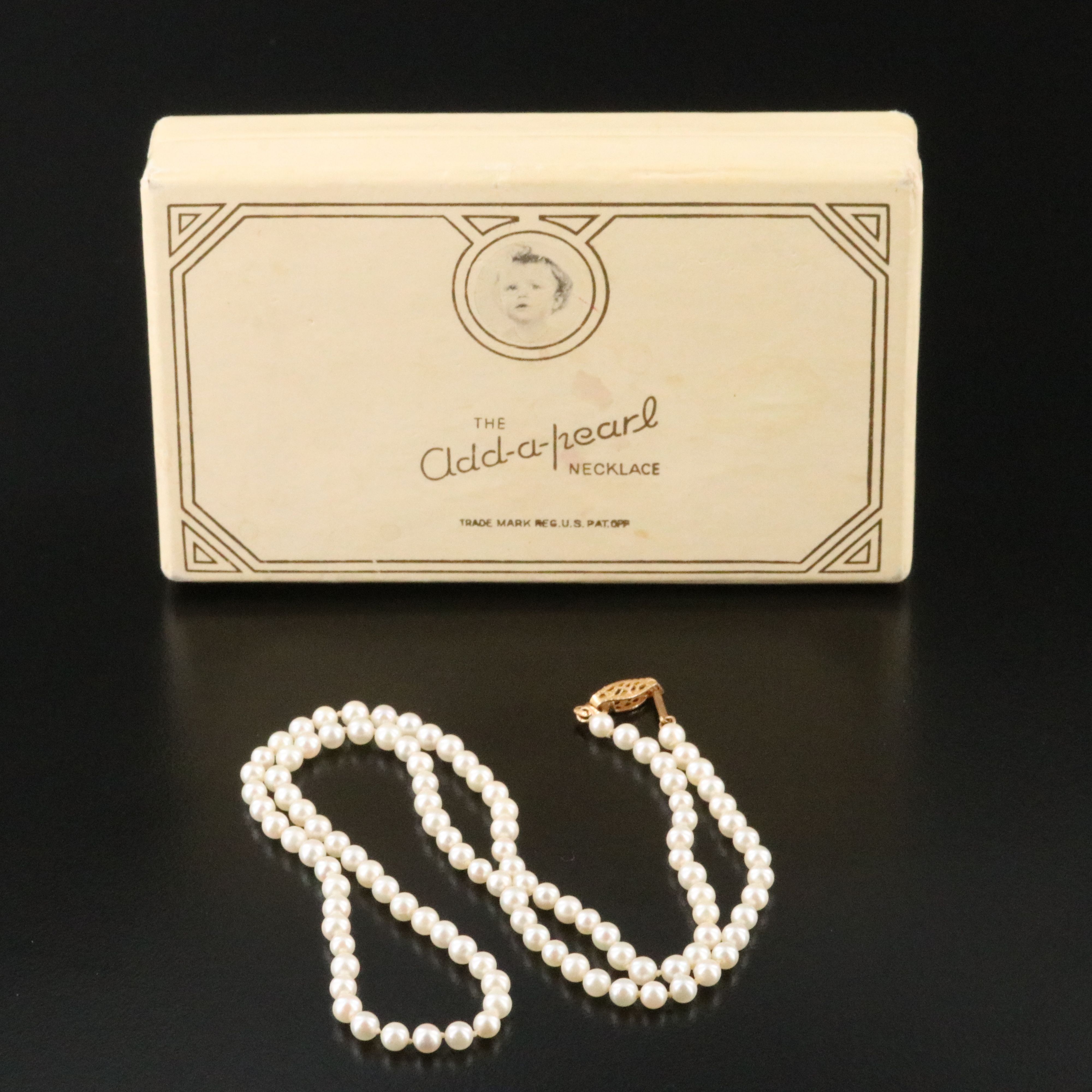 Juergens & Andersen Add-a-Pearl Necklace with 14K Clasp
