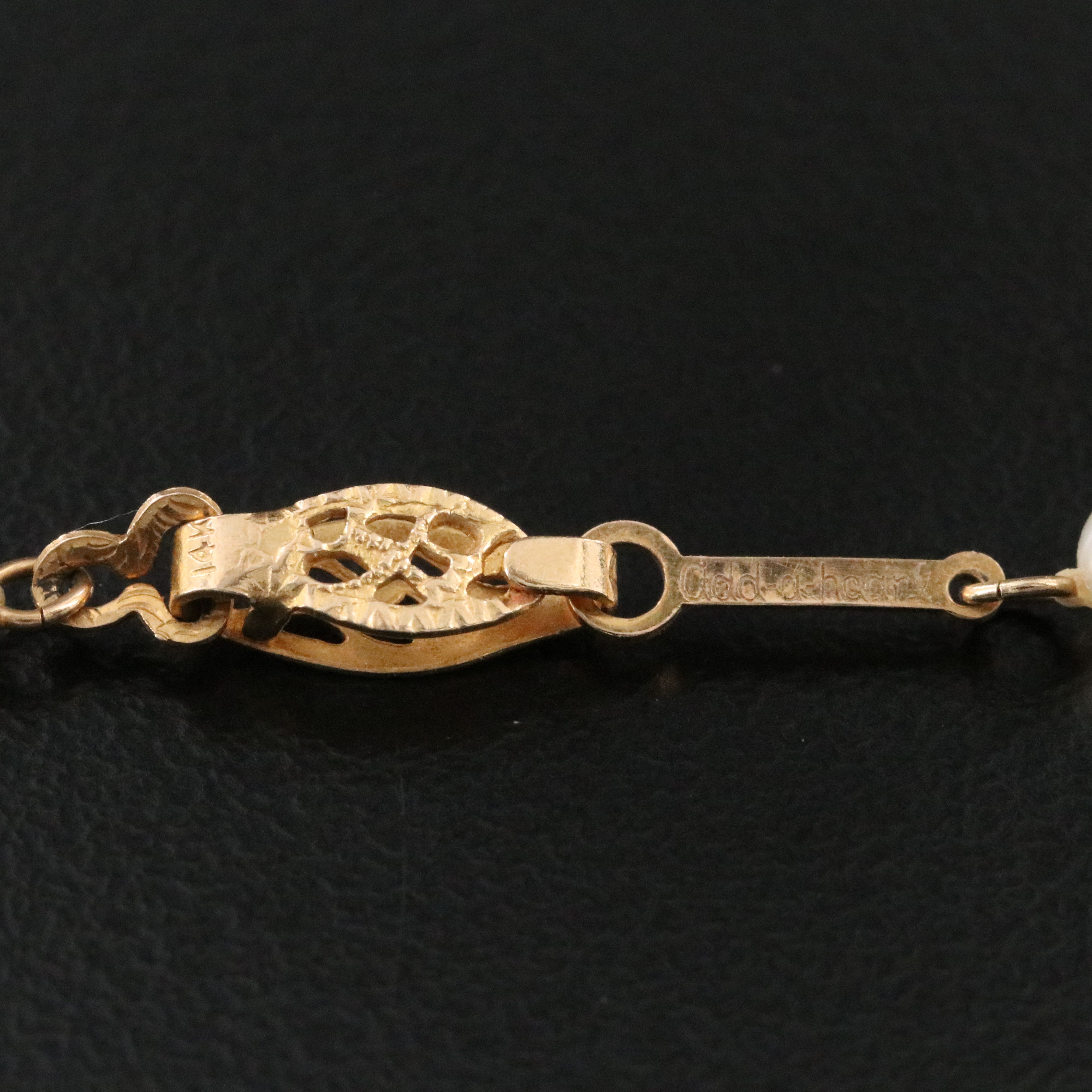 Juergens & Andersen Add-a-Pearl Necklace with 14K Clasp