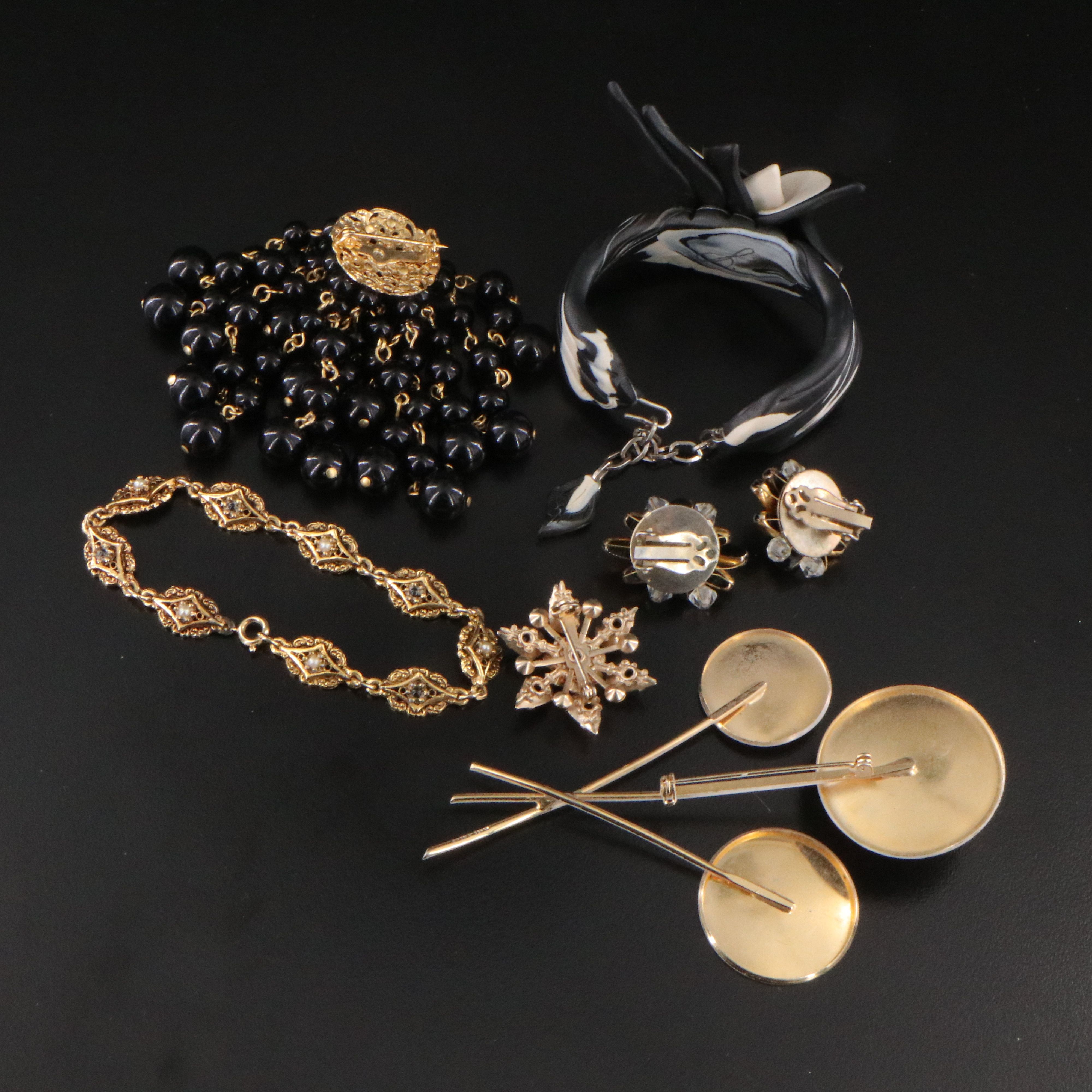 Vintage Monochromatic Jewelry Collection