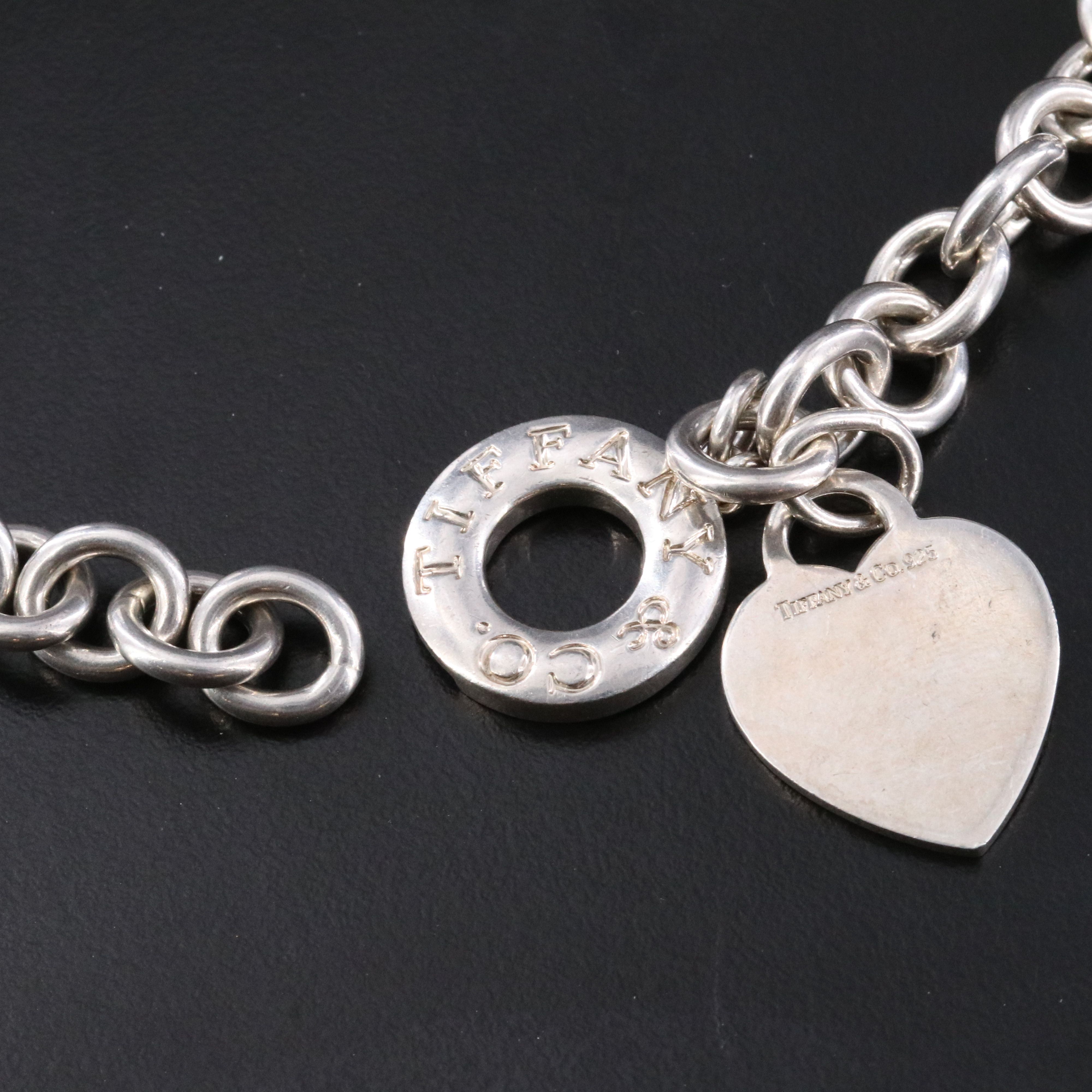 Tiffany & Co. Sterling Toggle Heart Necklace