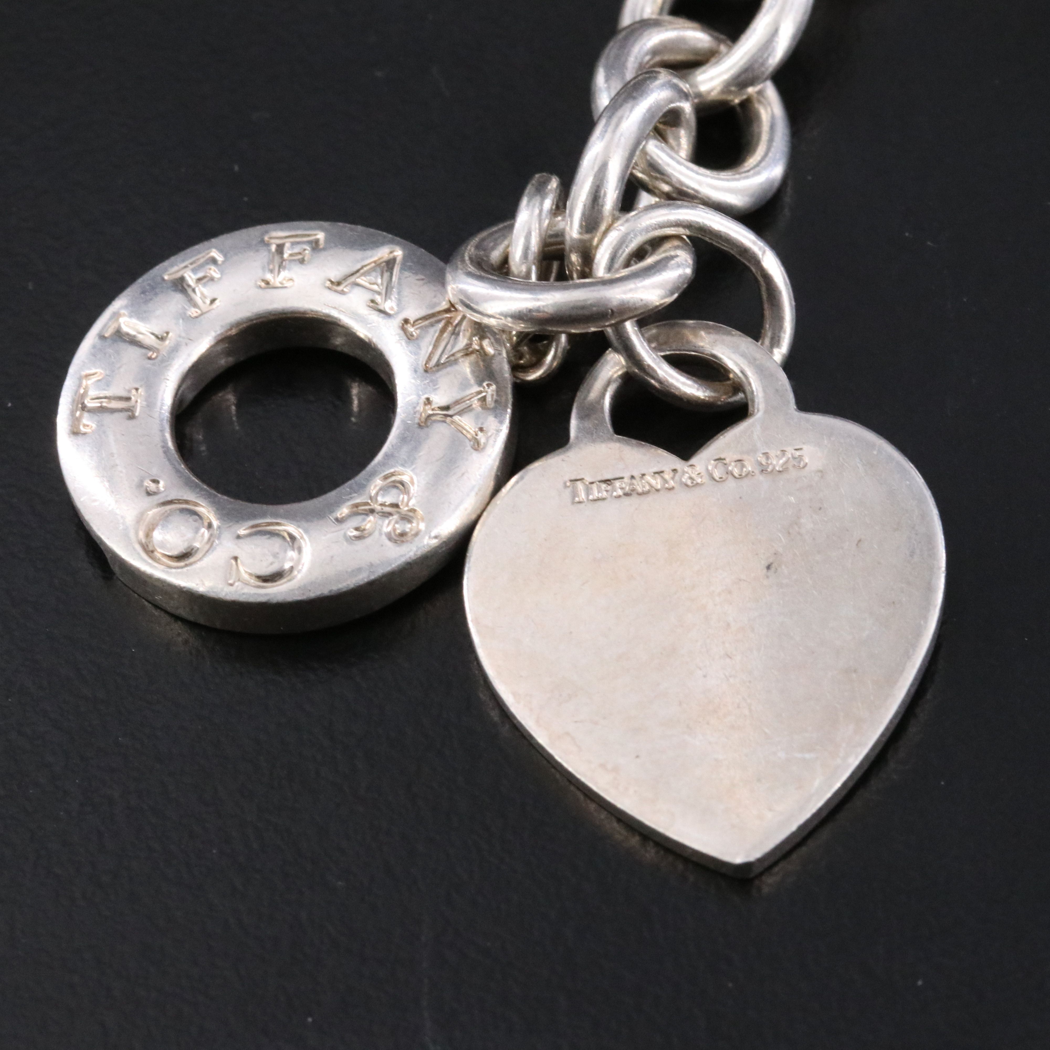 Tiffany & Co. Sterling Toggle Heart Necklace