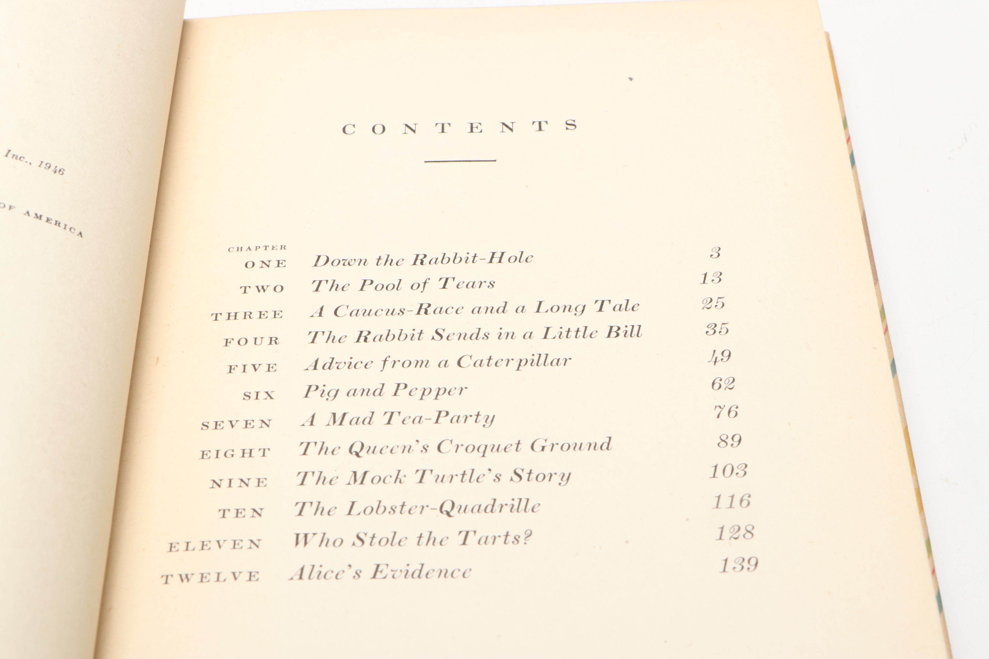 Illustrated "Alice in Wonderland" and "Through the Looking-Glass" Box Set, 1946