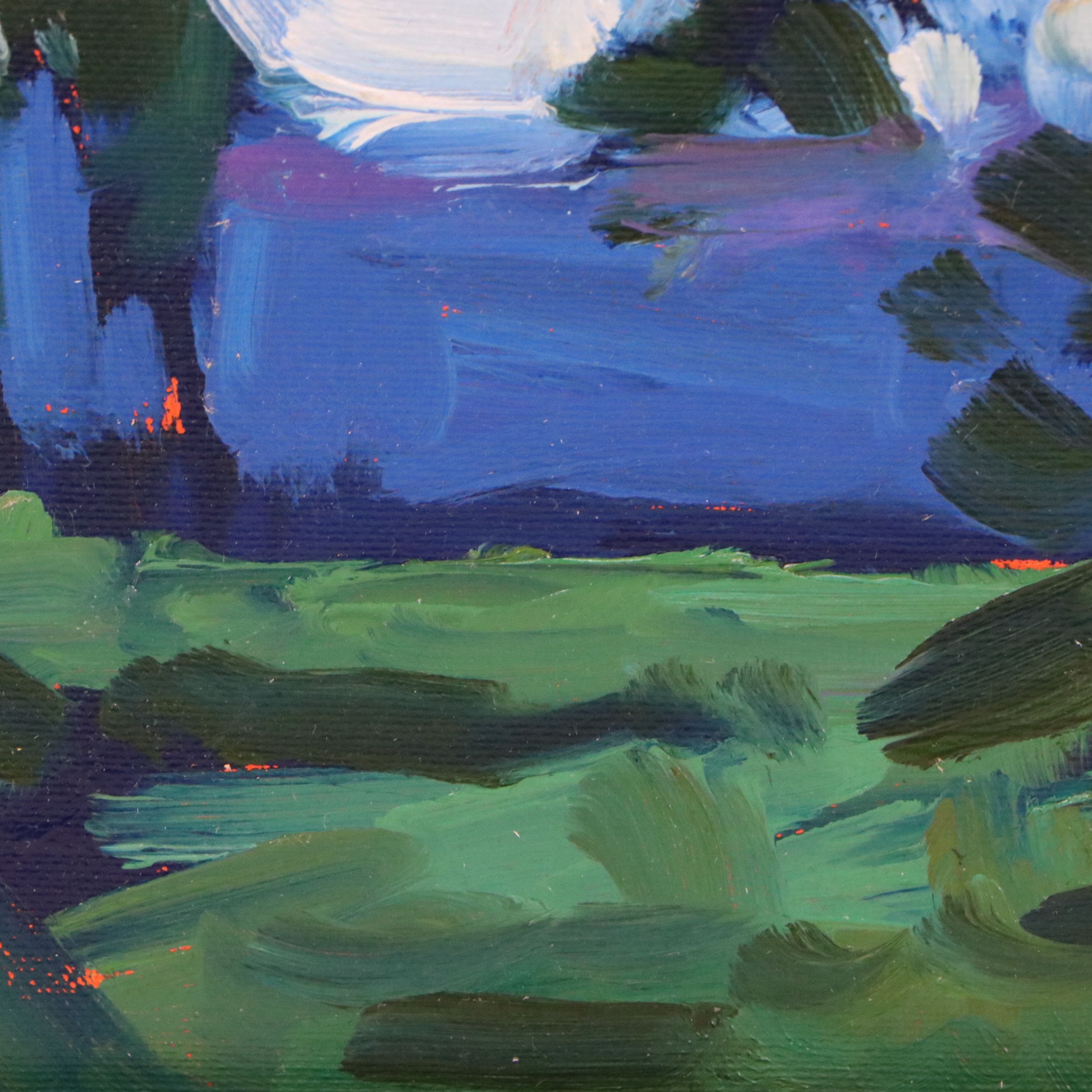 Jose Trujillo Forest Landscape Oil Painting, 21st Century