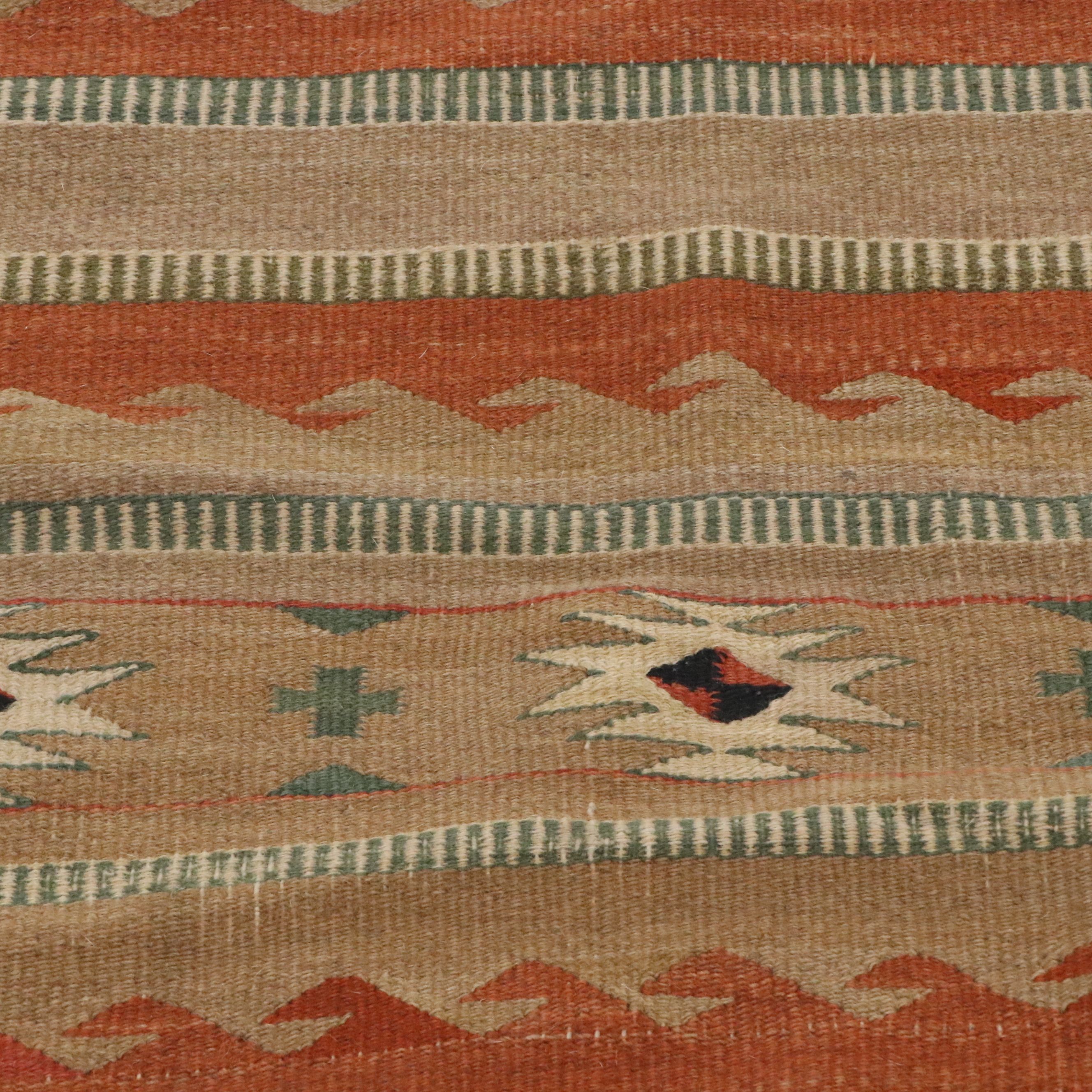2'4 x 4'11 Handwoven Ganado Style Southwestern Accent Rug