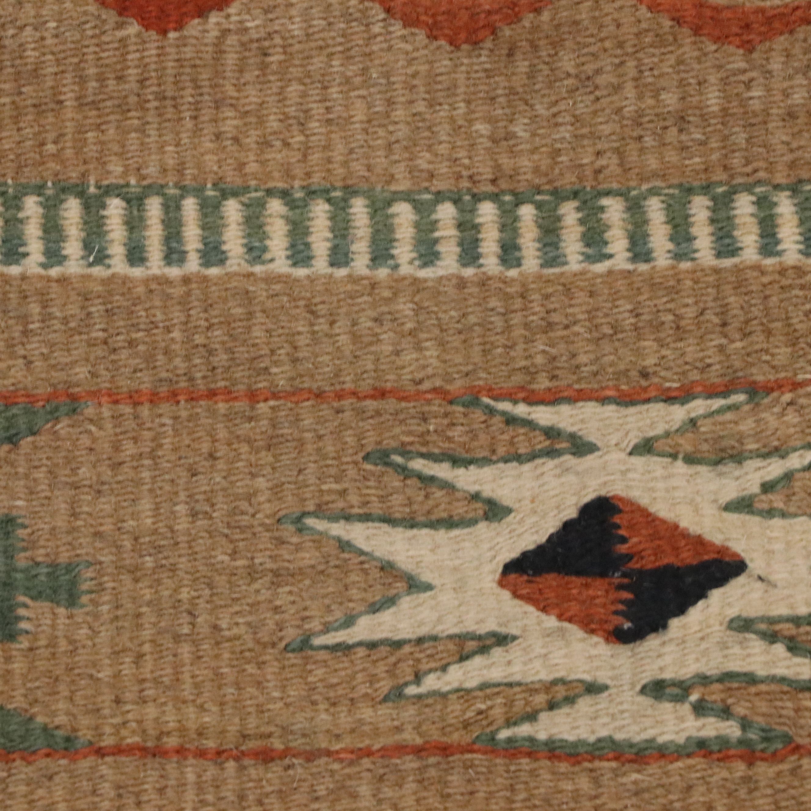 2'4 x 4'11 Handwoven Ganado Style Southwestern Accent Rug
