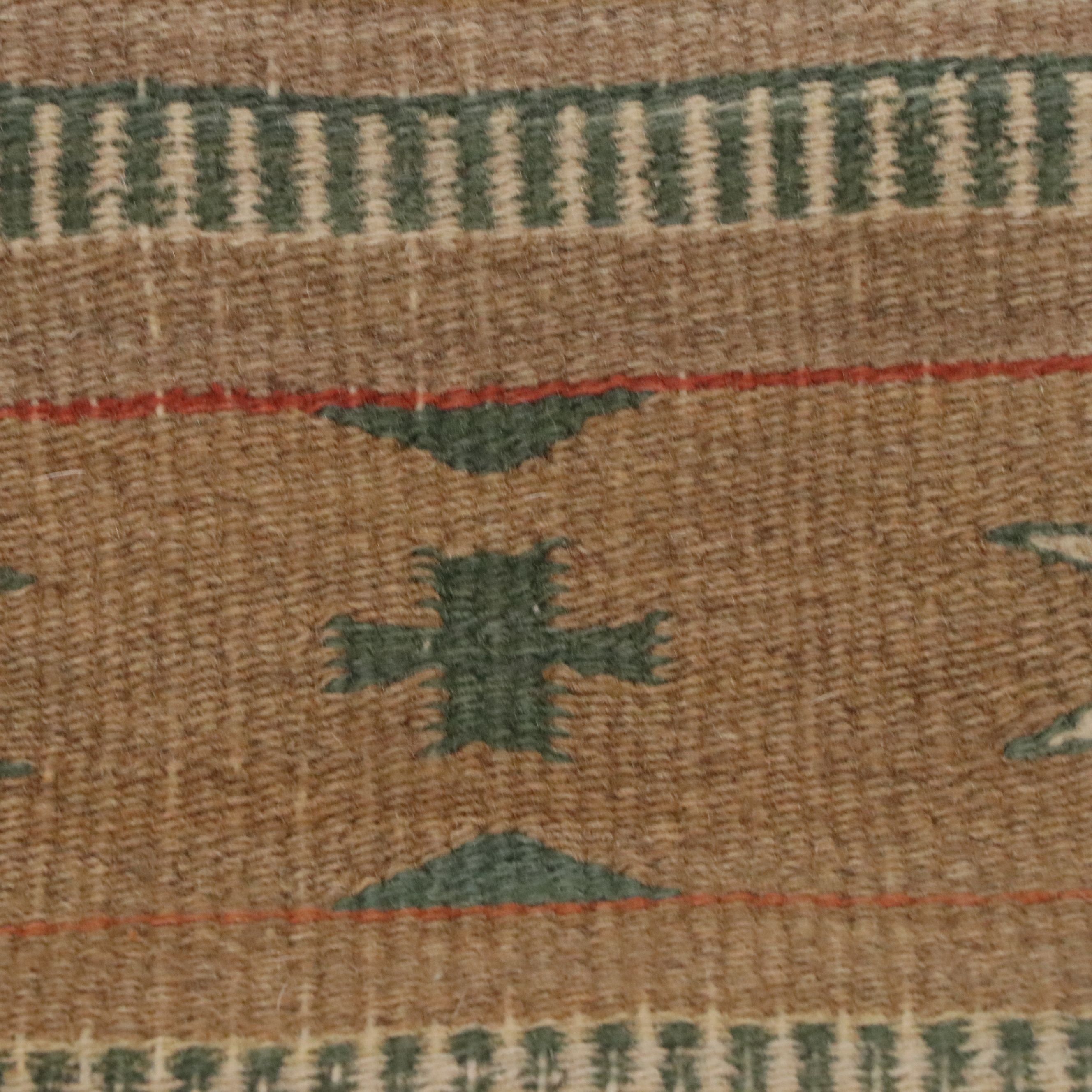 2'4 x 4'11 Handwoven Ganado Style Southwestern Accent Rug