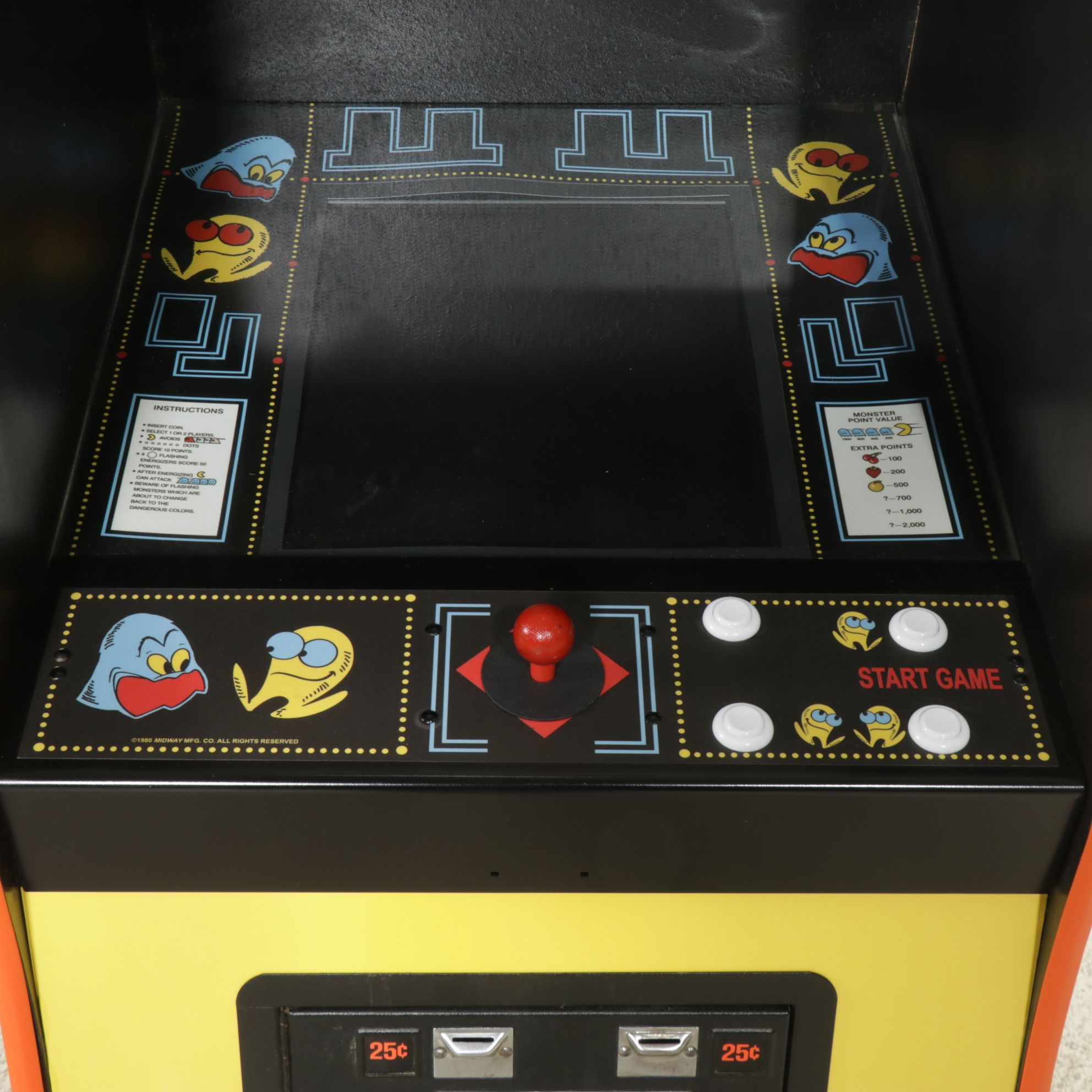 Midway "Pac-Man" Arcade Video Game