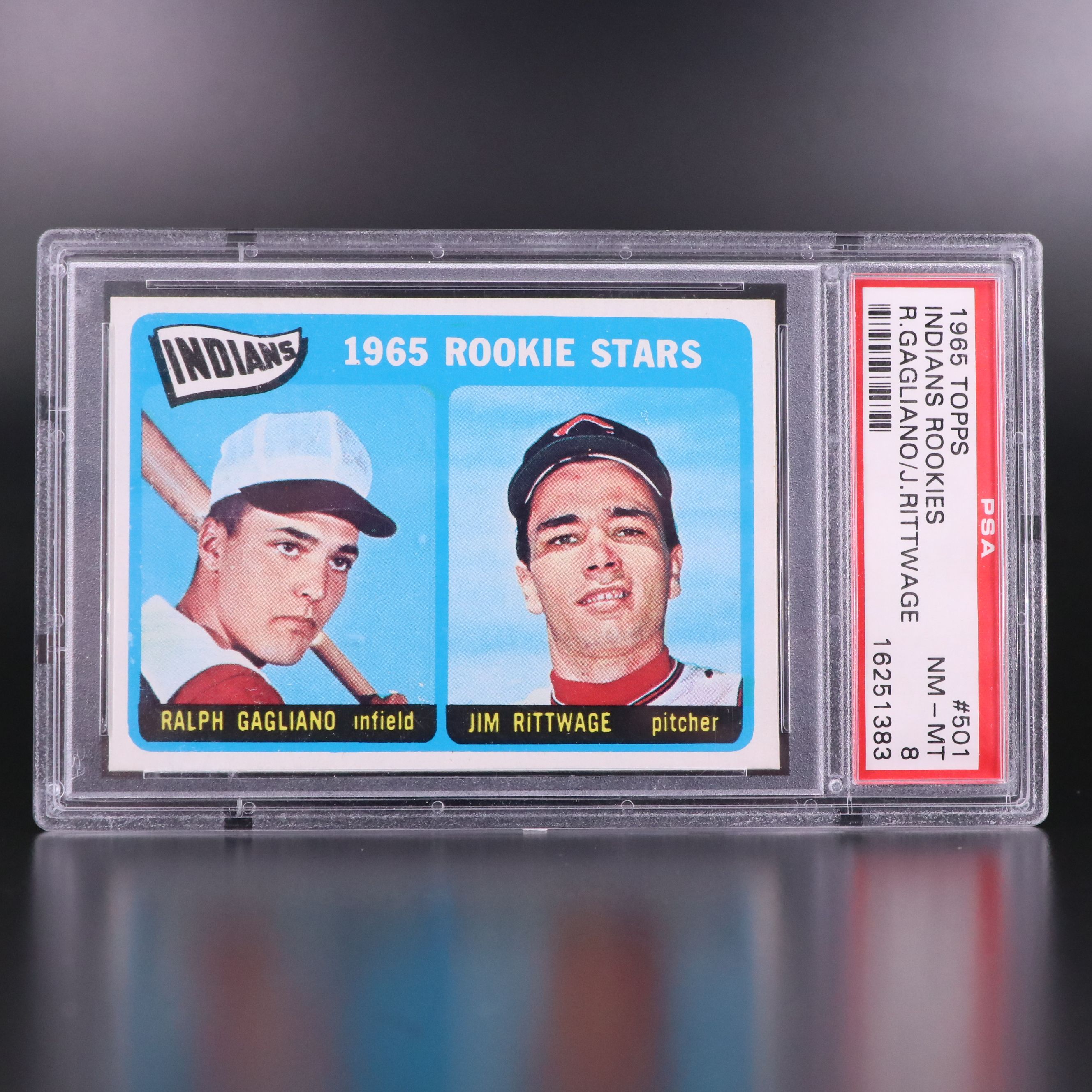 1965 Topps Baseball Cards Featuring Hank Aguirre and More, Graded PSA 8
