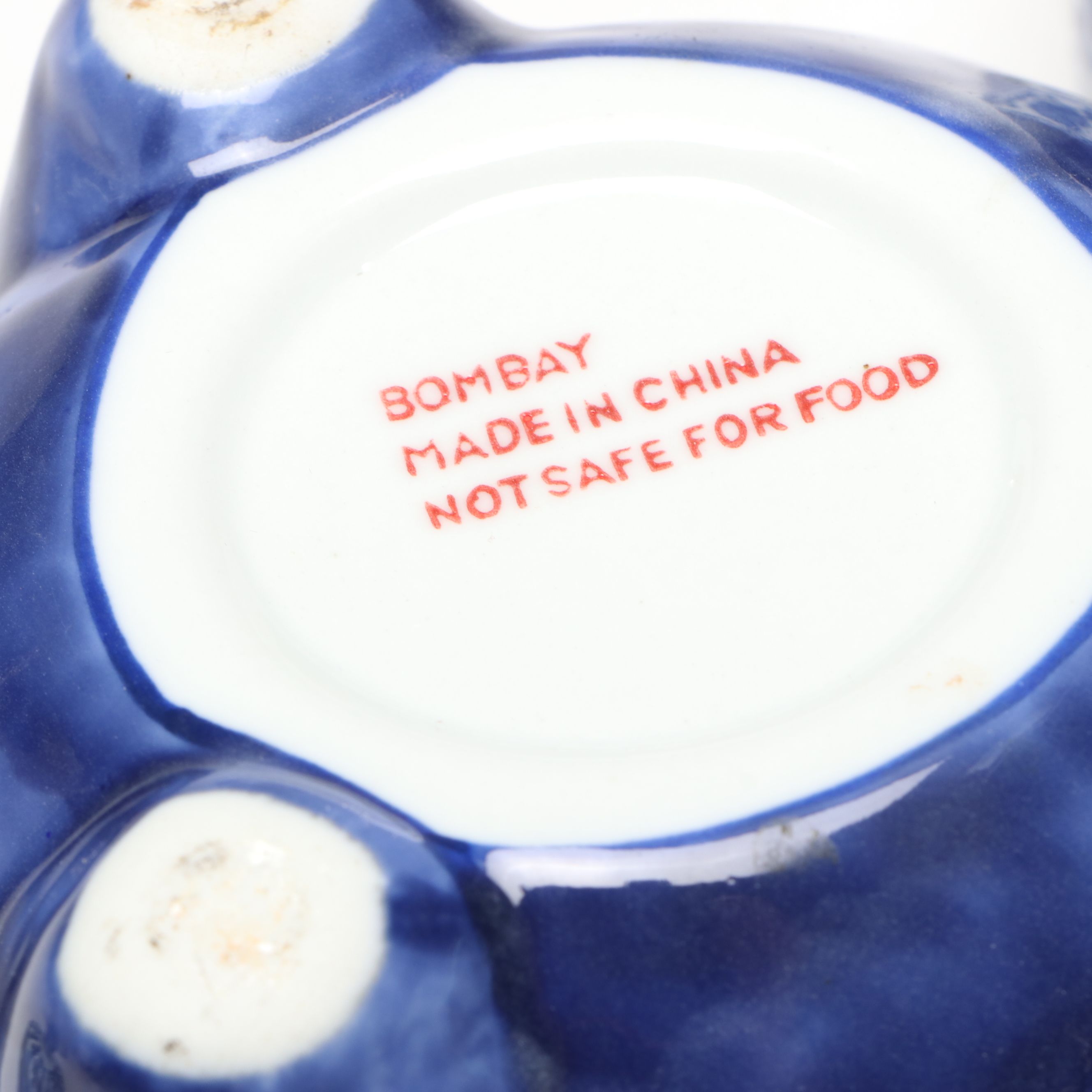 Pair of Bombay Chinese Blue and White Reticulated Porcelain Lidded Vessels