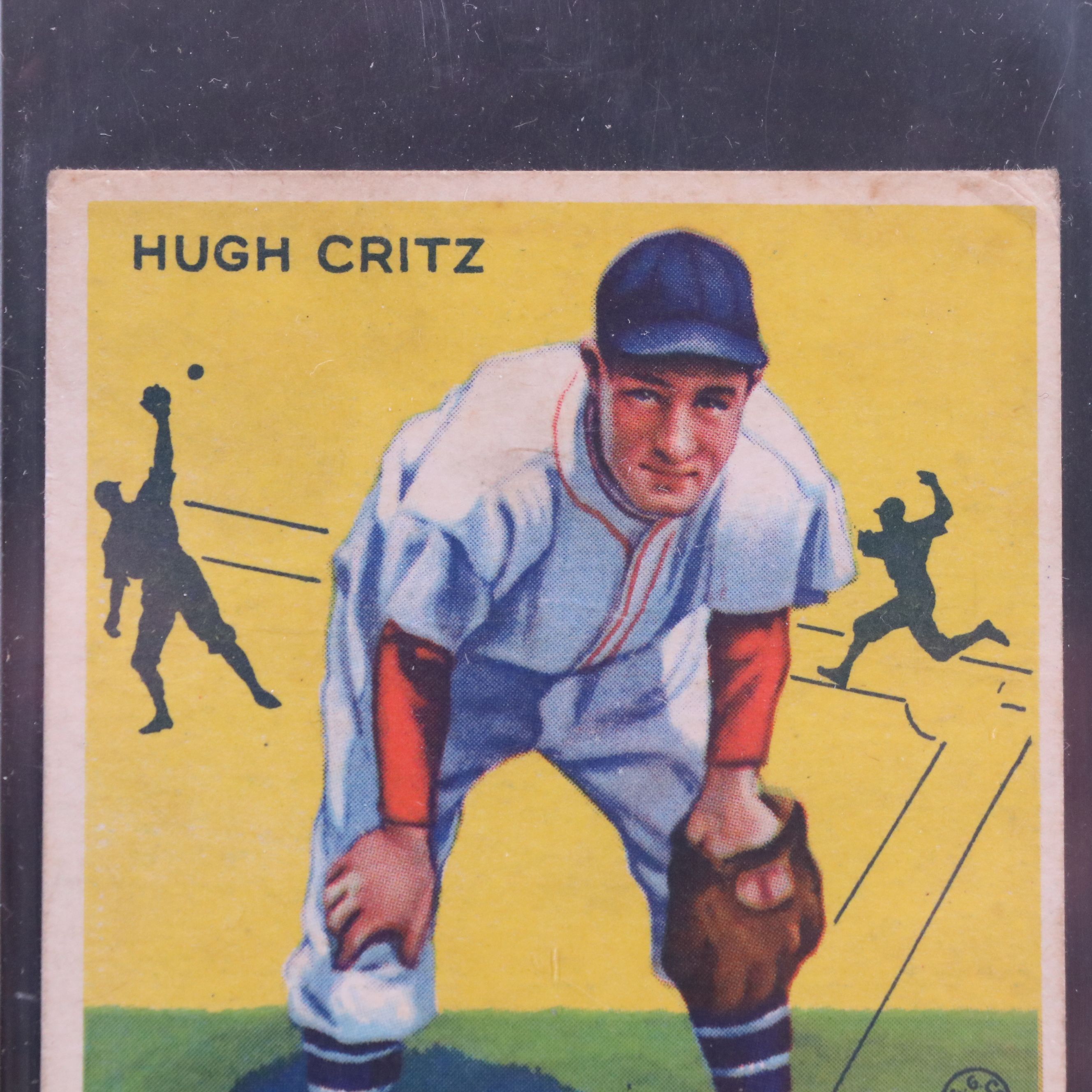 1934 Goudey Hugh Critz New York Giants Baseball Card
