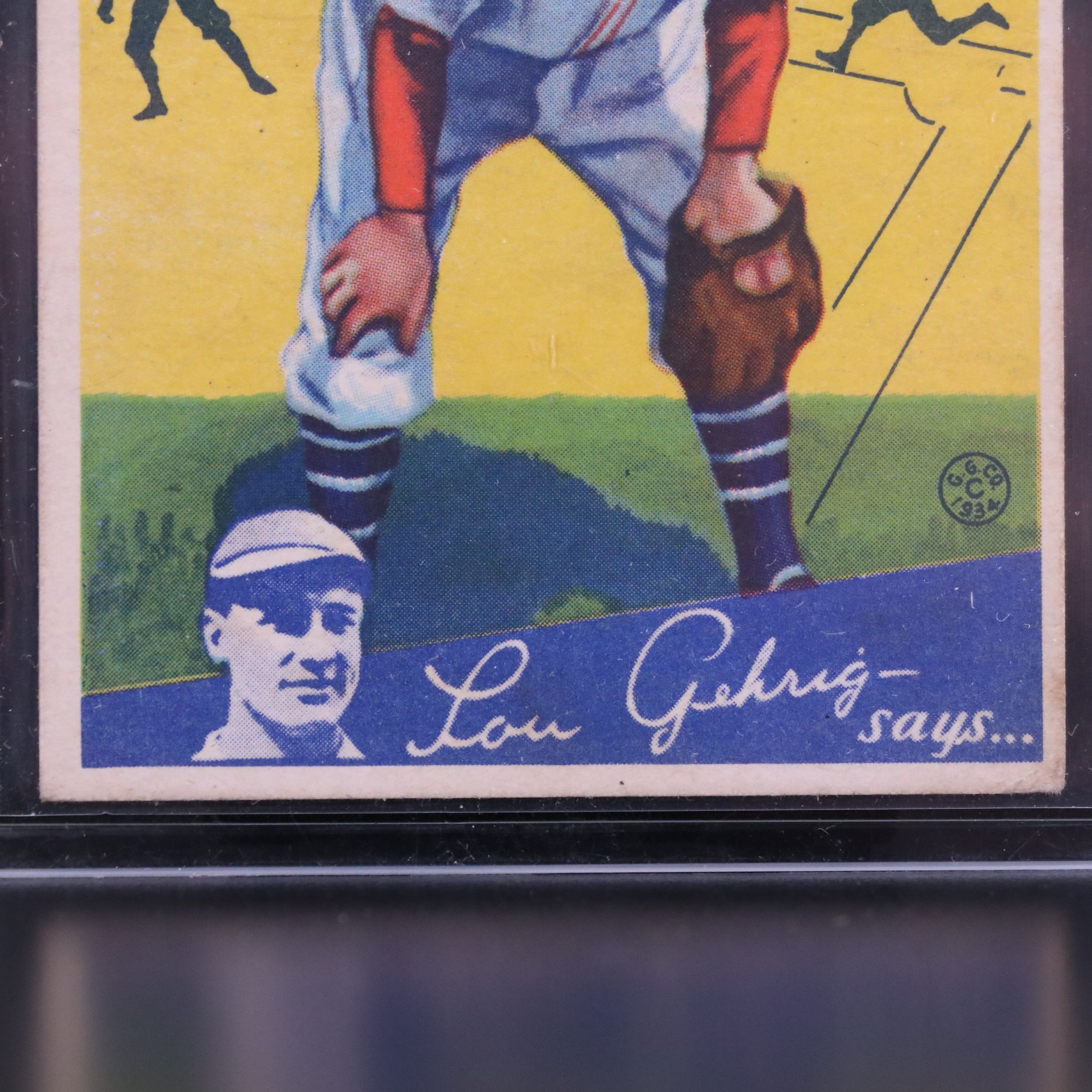 1934 Goudey Hugh Critz New York Giants Baseball Card