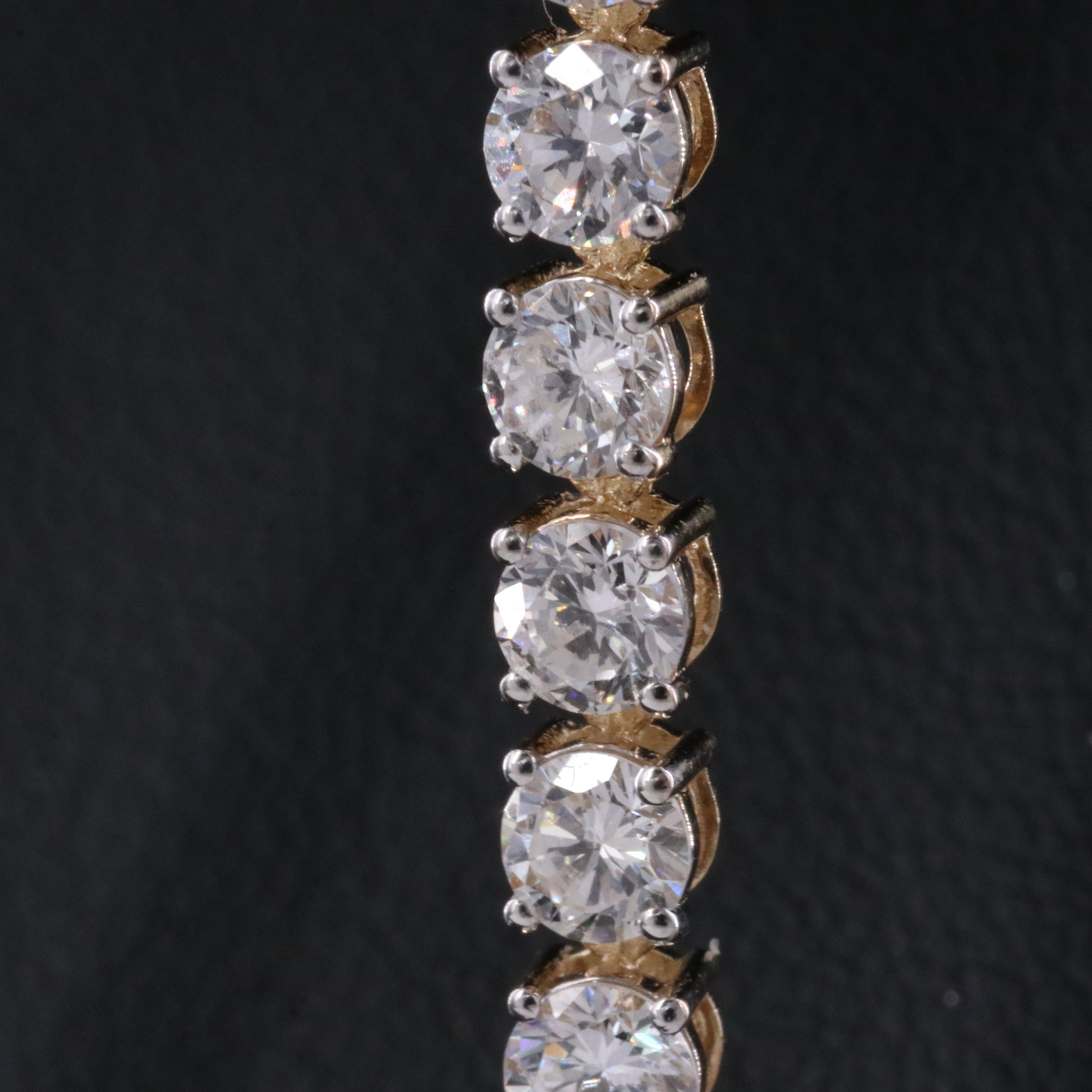 14K 8.50 CT Lab Grown Diamond Earrings