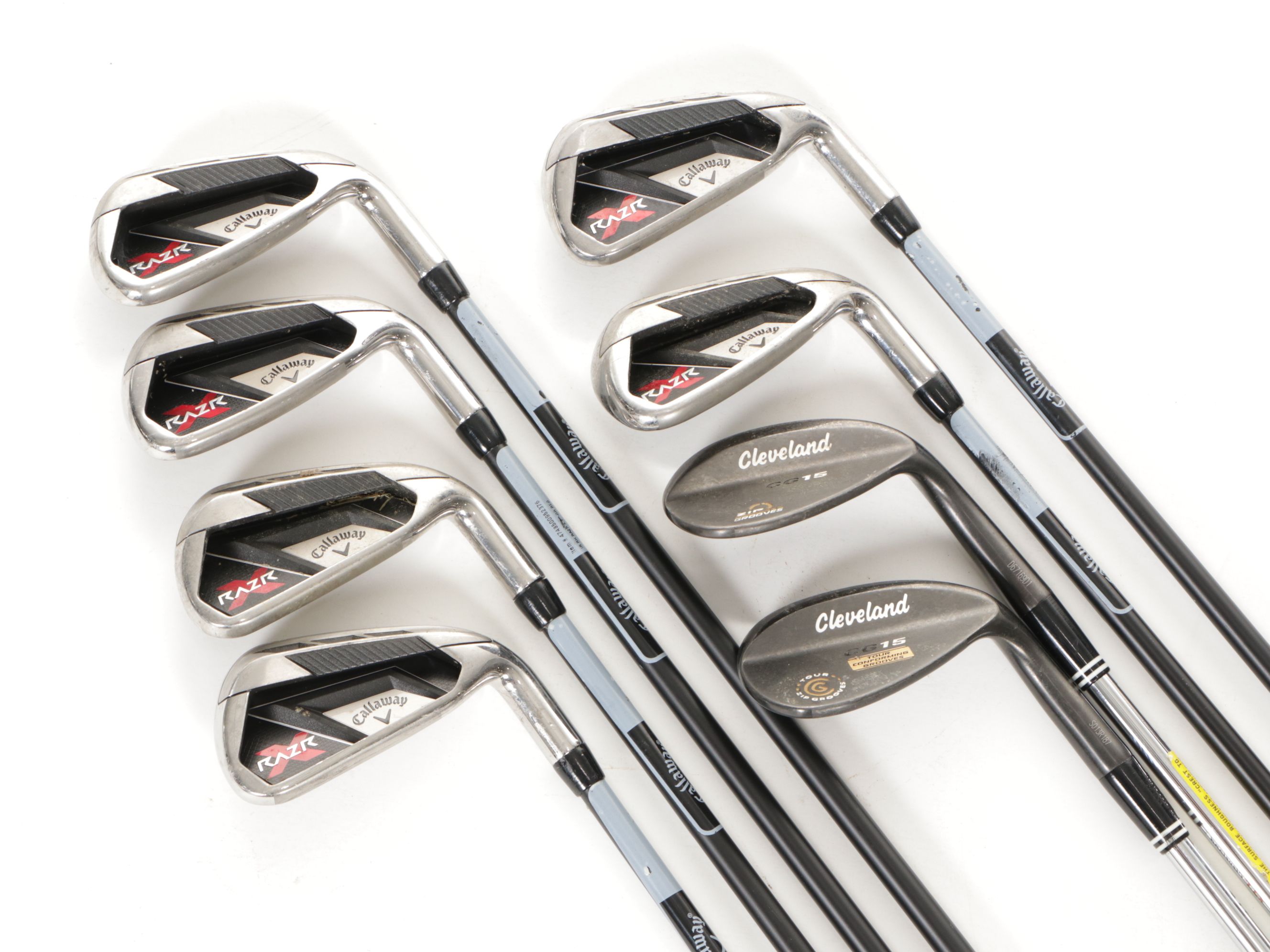 Callaway "RAZR X" Iron Golf Club Set with Other Clubs and Bag