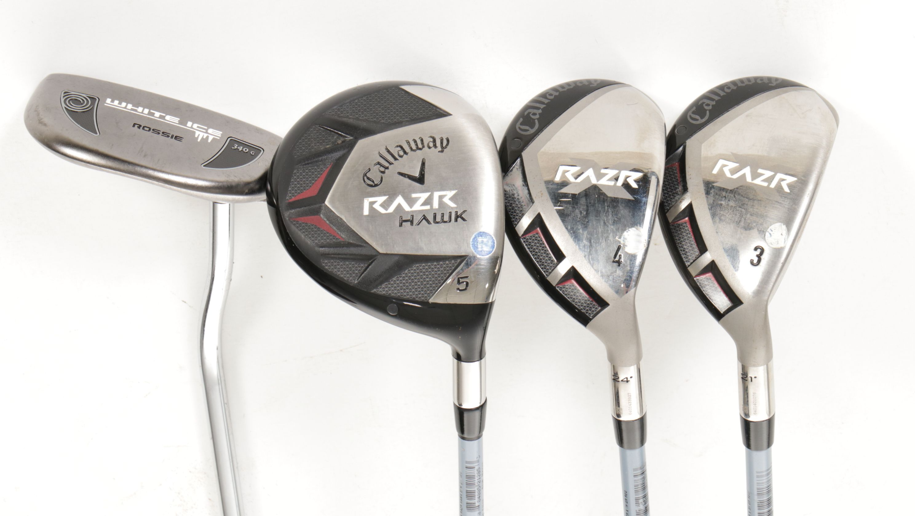 Callaway "RAZR X" Iron Golf Club Set with Other Clubs and Bag