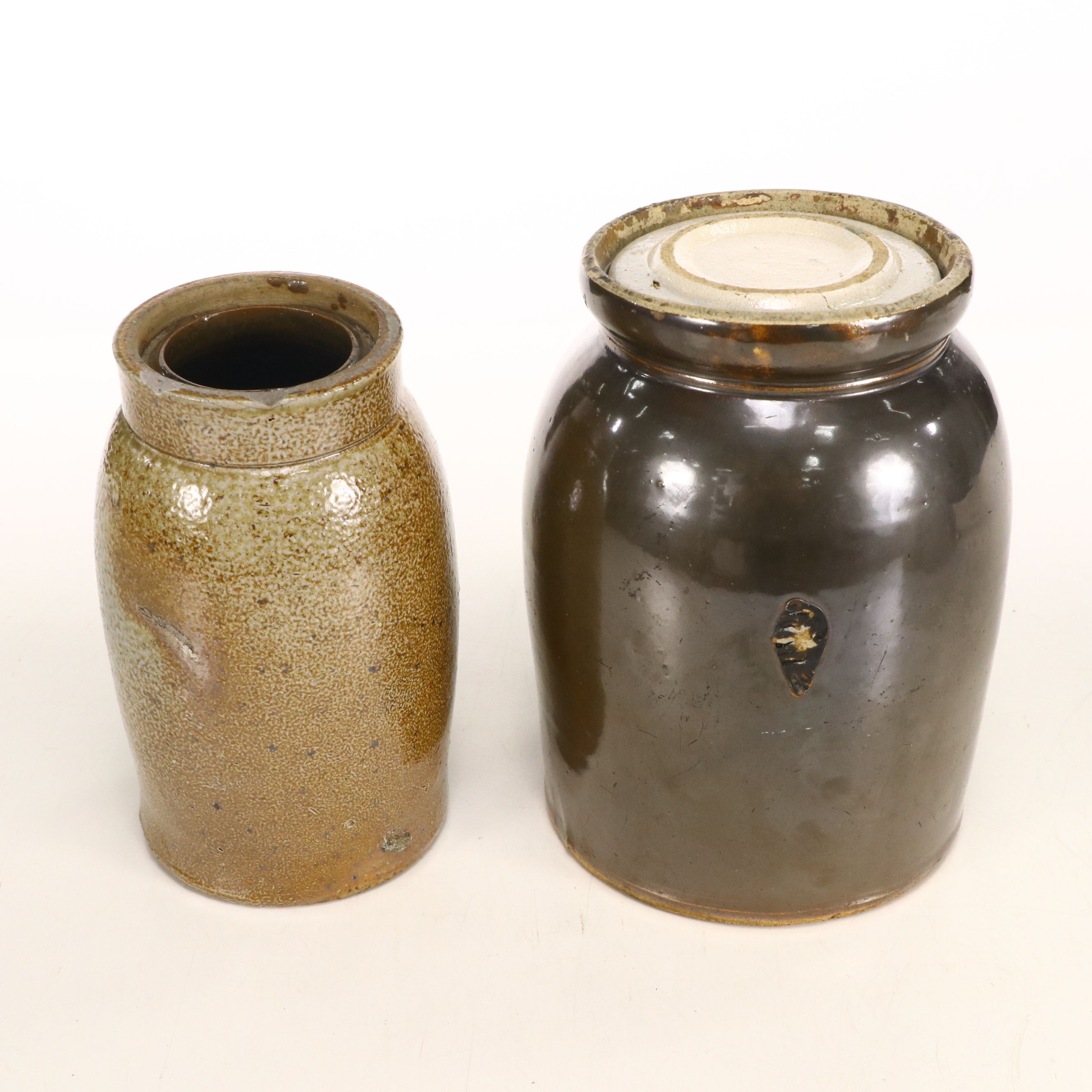 Salt Glazed and Other Stoneware Crocks