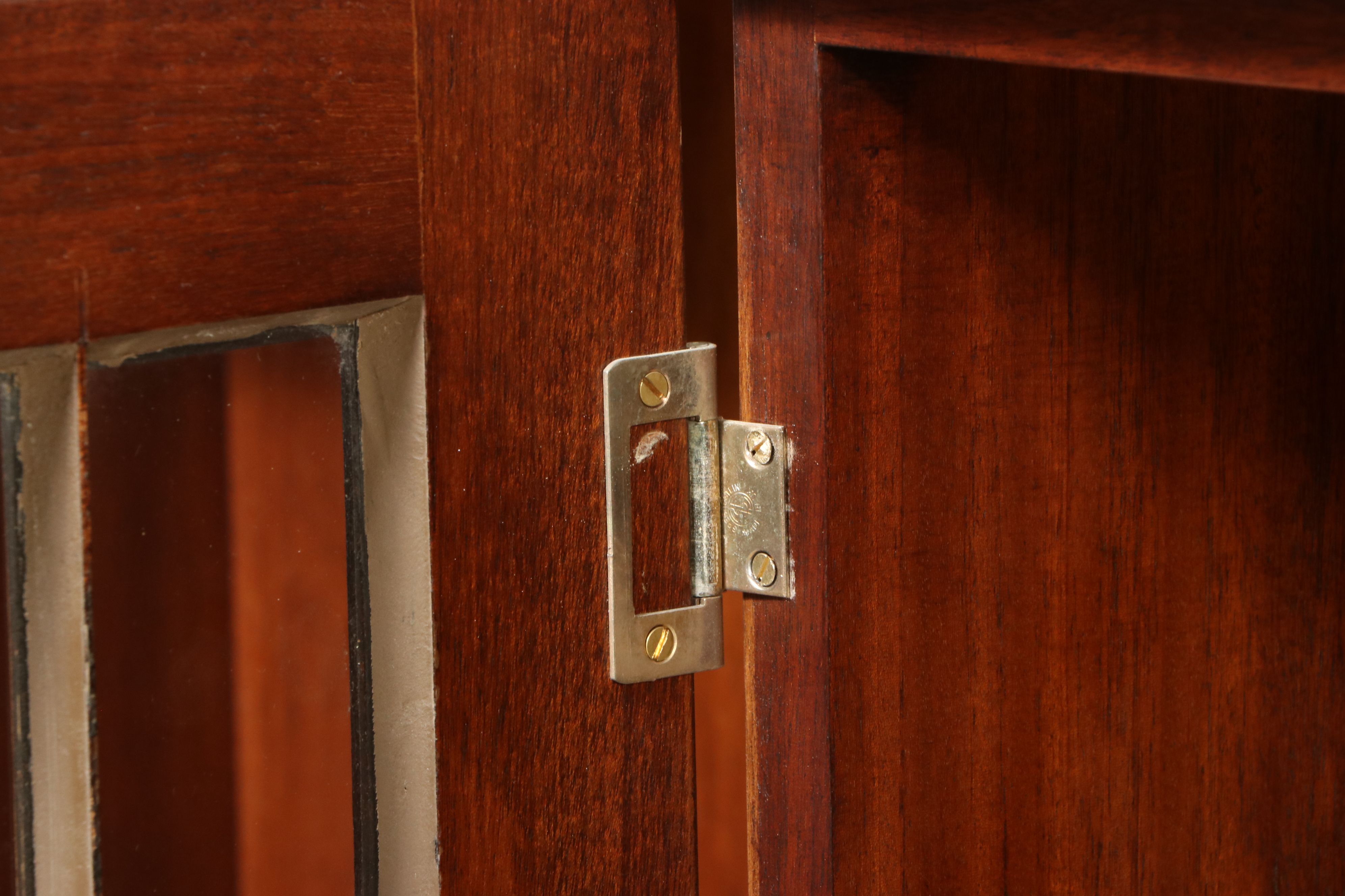 Chippendale Style Mahogany Breakfront China Cabinet