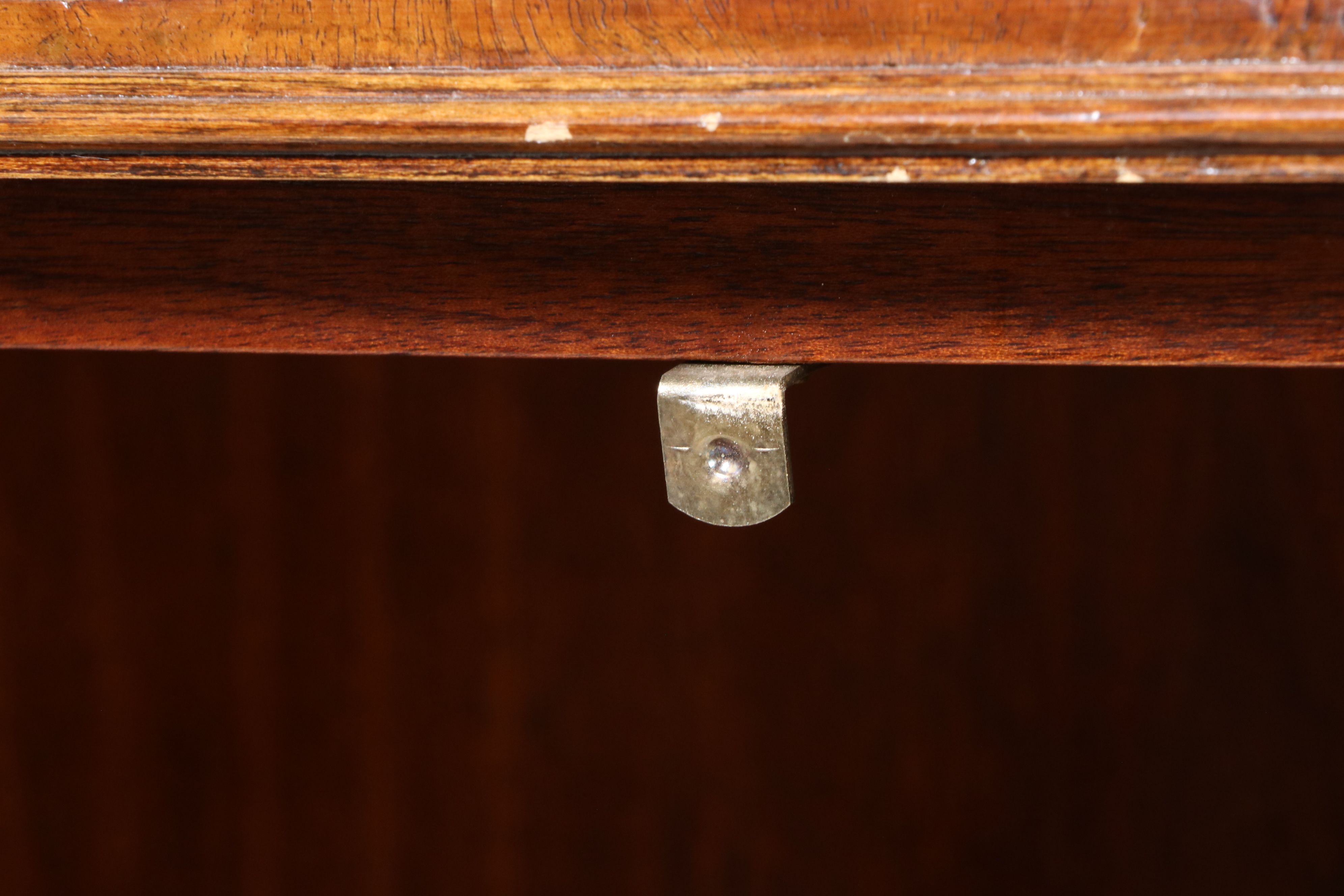 Chippendale Style Mahogany Breakfront China Cabinet