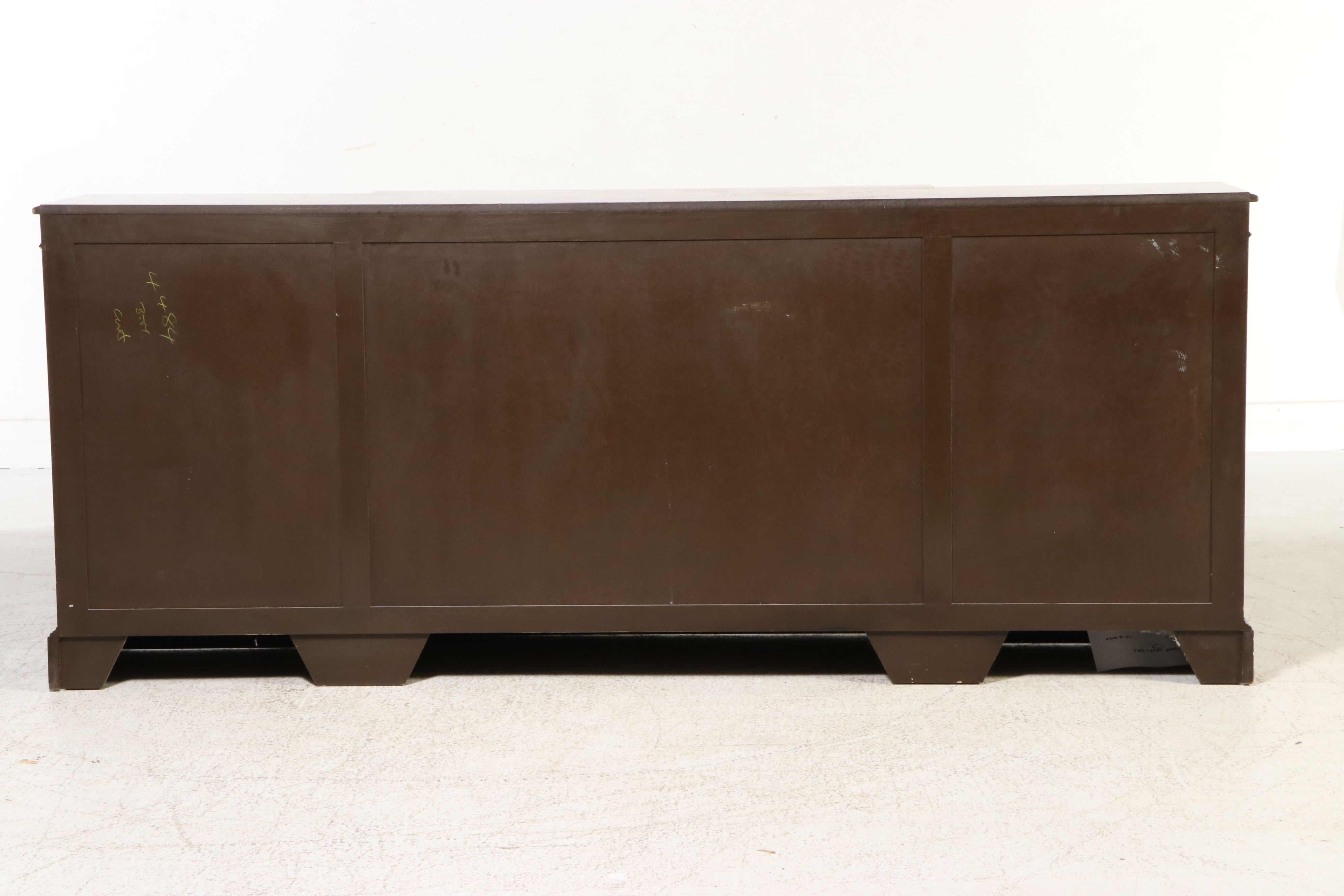 Chippendale Style Mahogany Breakfront China Cabinet