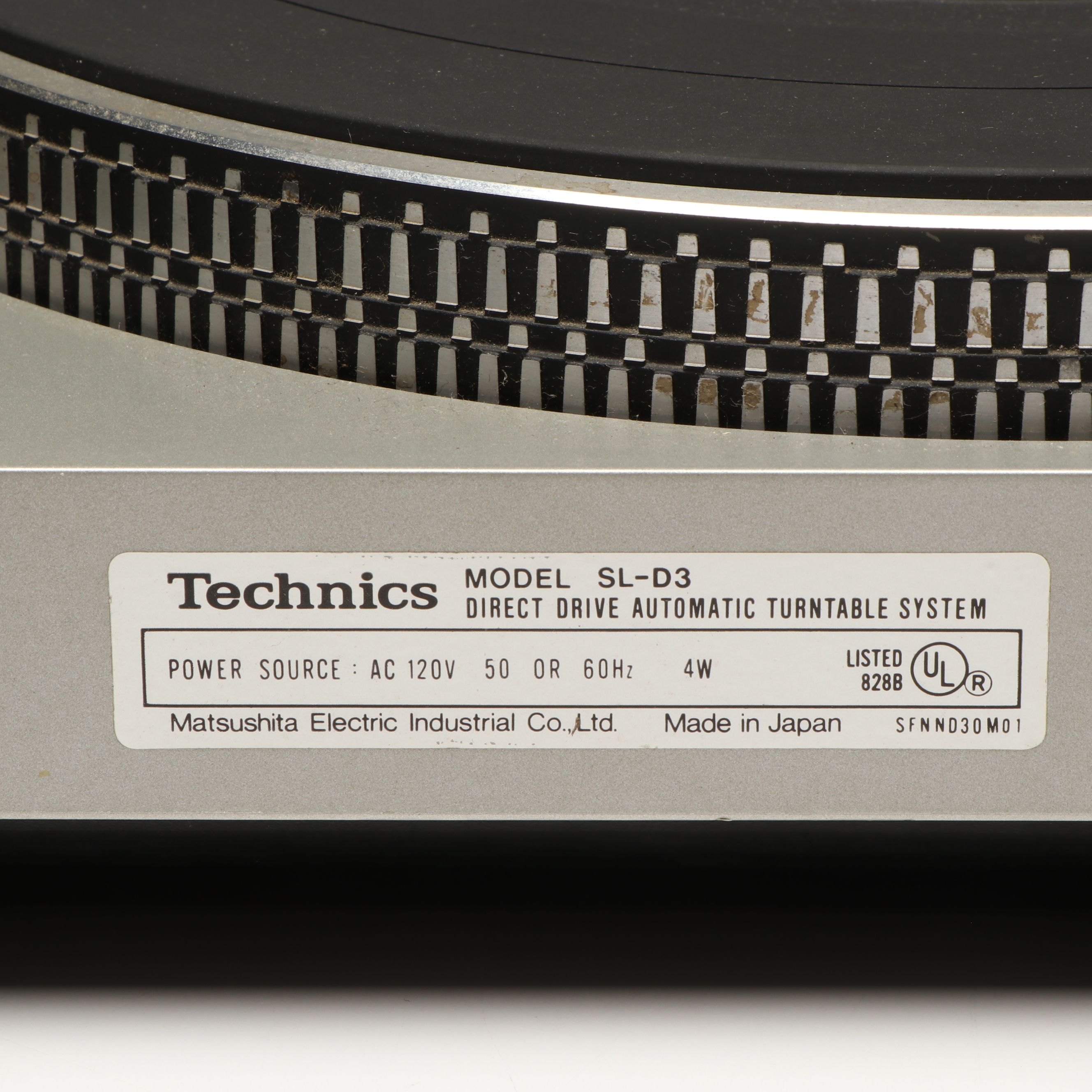 Technics SL-D3 Direct Drive Automatic Turntable