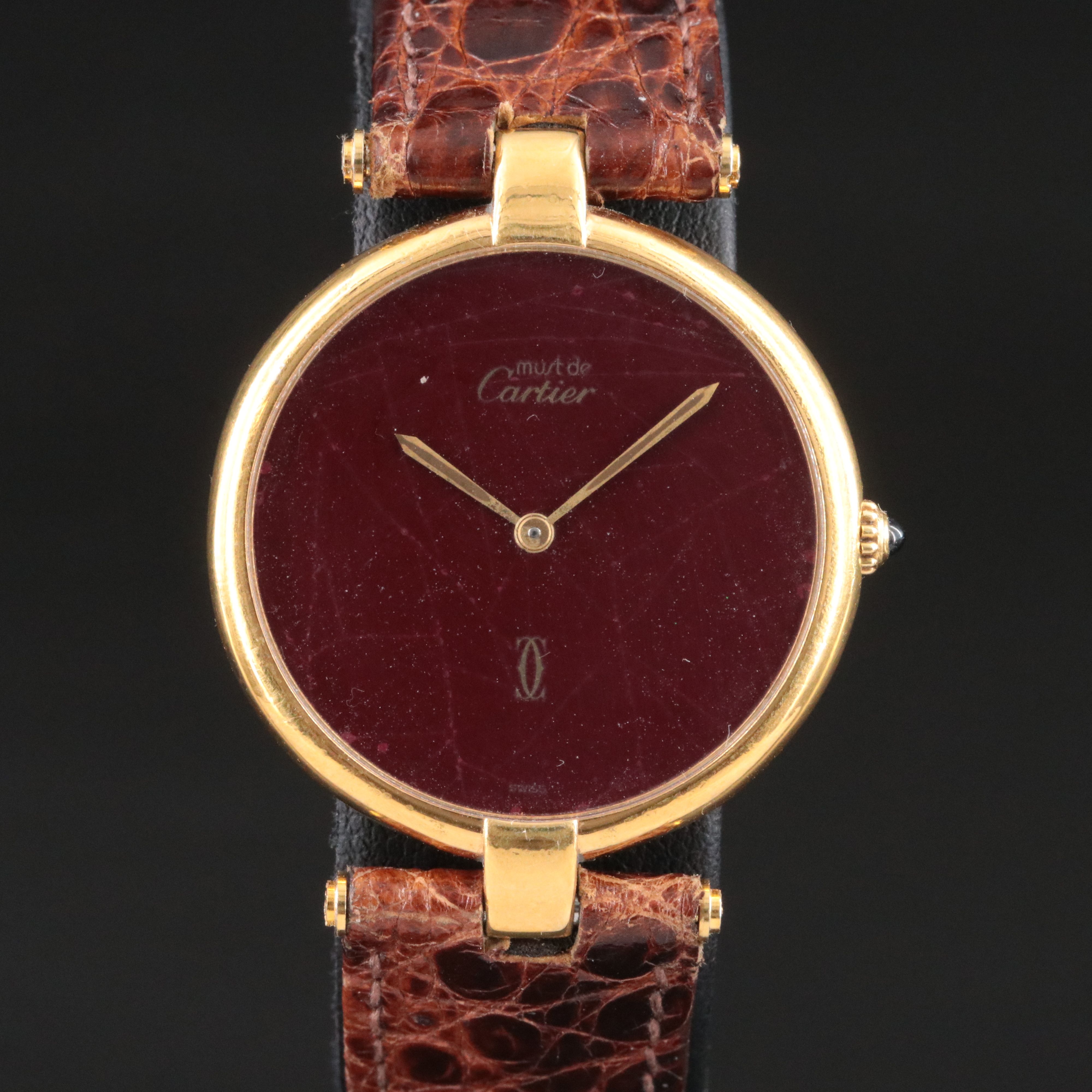 Cartier Must de Cartier Vermeil Quartz Watch