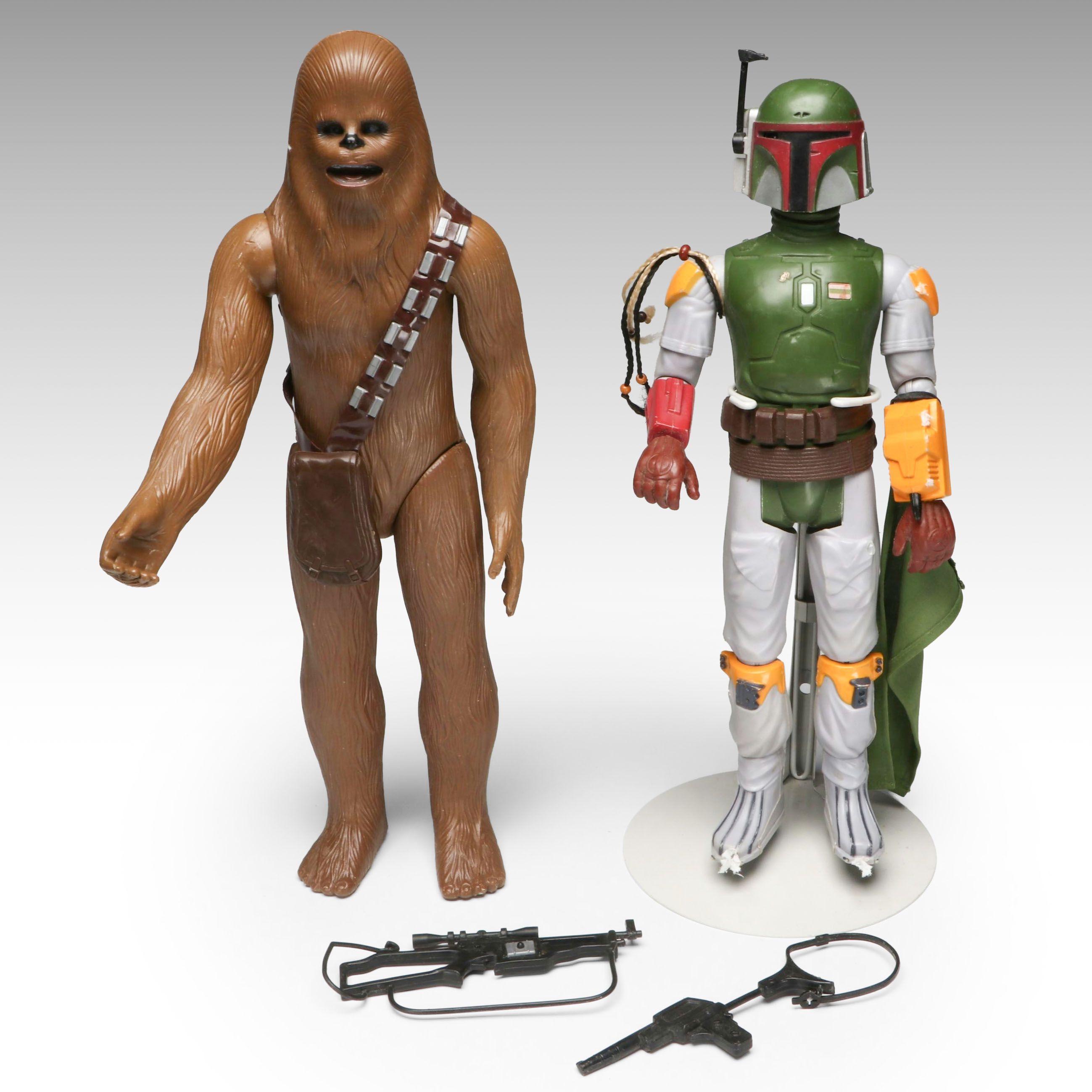 Kenner "Chewbacca" and "Boba Fett" Action Figures, 1970s