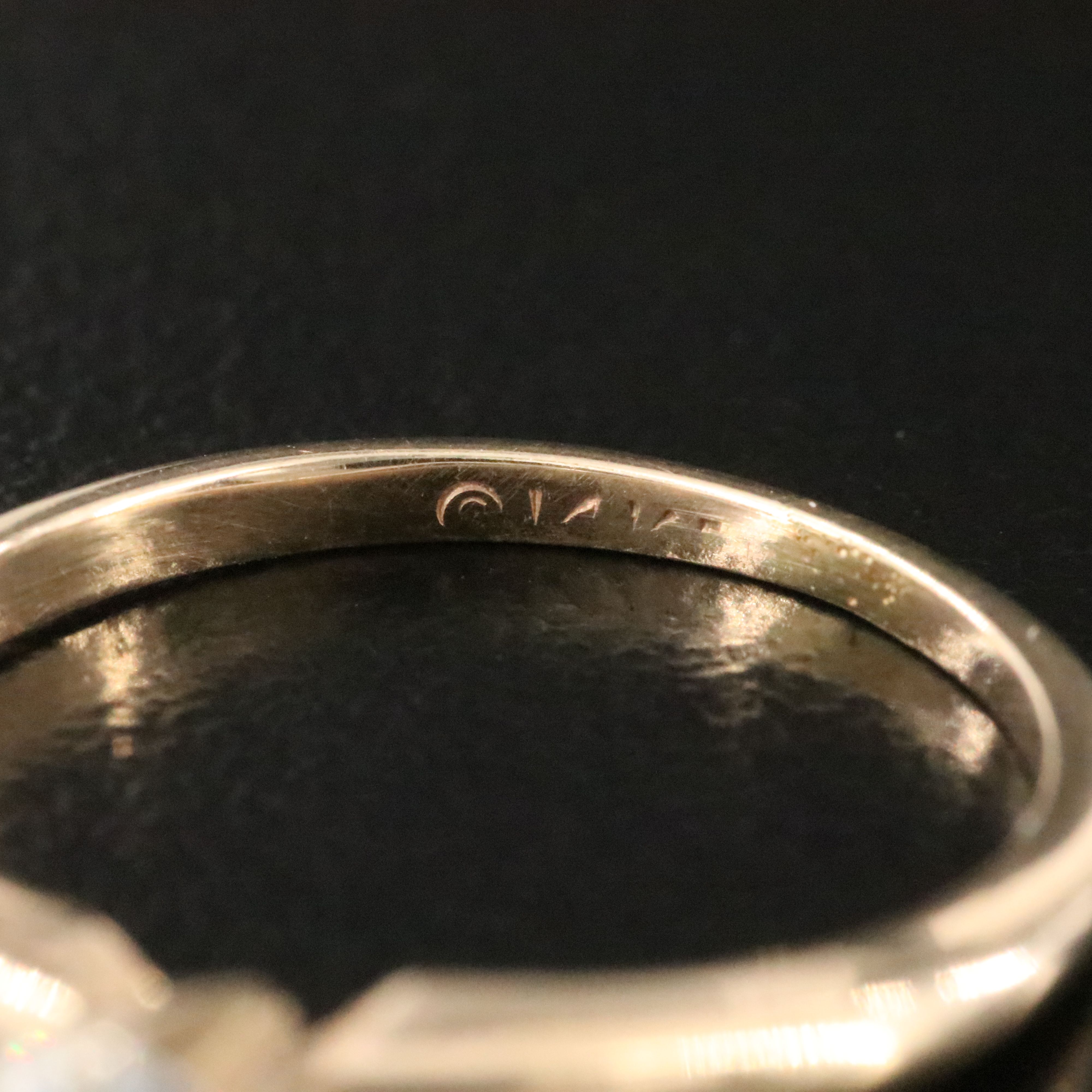 14K 0.31 CT Diamond Solitaire Ring