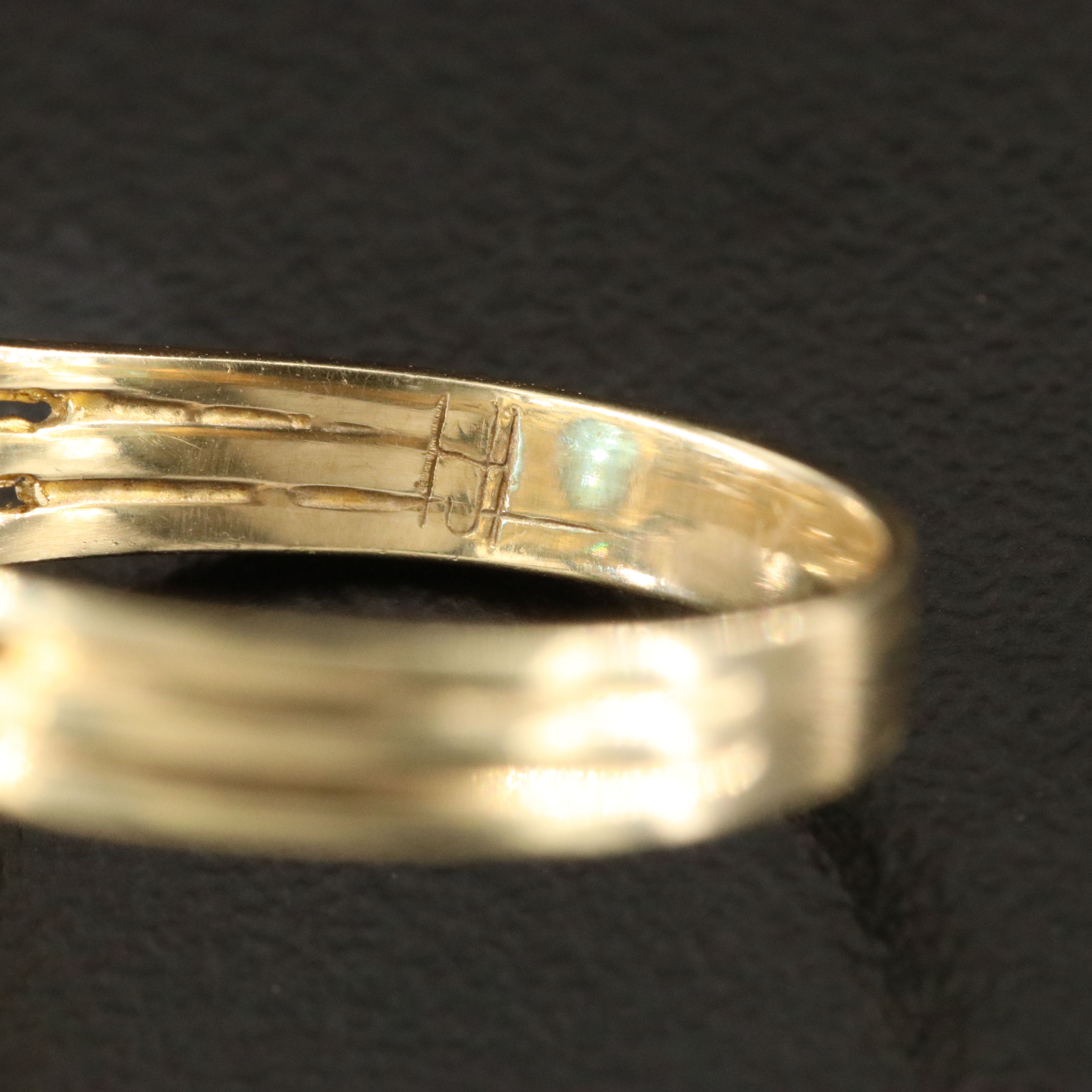 14K Swiss Blue Topaz and Diamond Ring