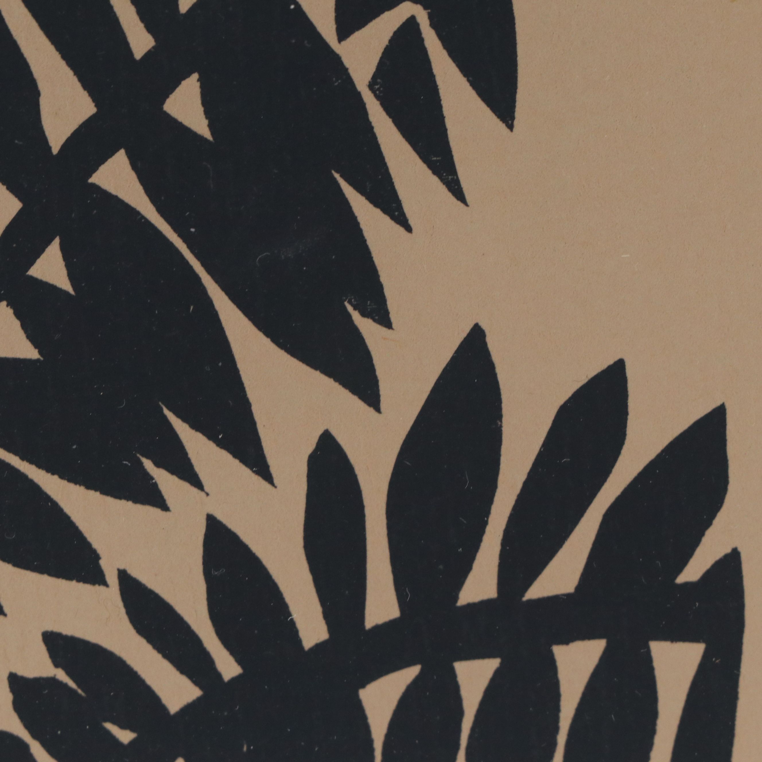 Brian Joiner Serigraph of Leaves, Circa 2000